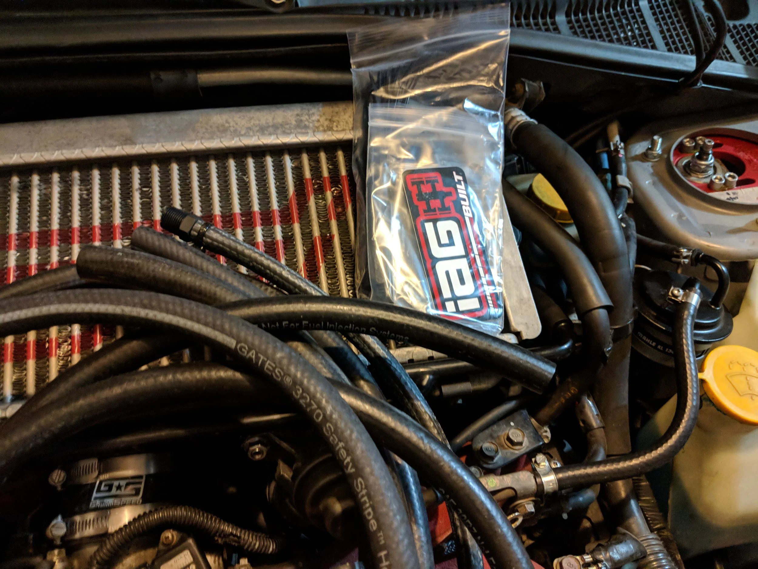 Lines, stickers and zip ties oh my!