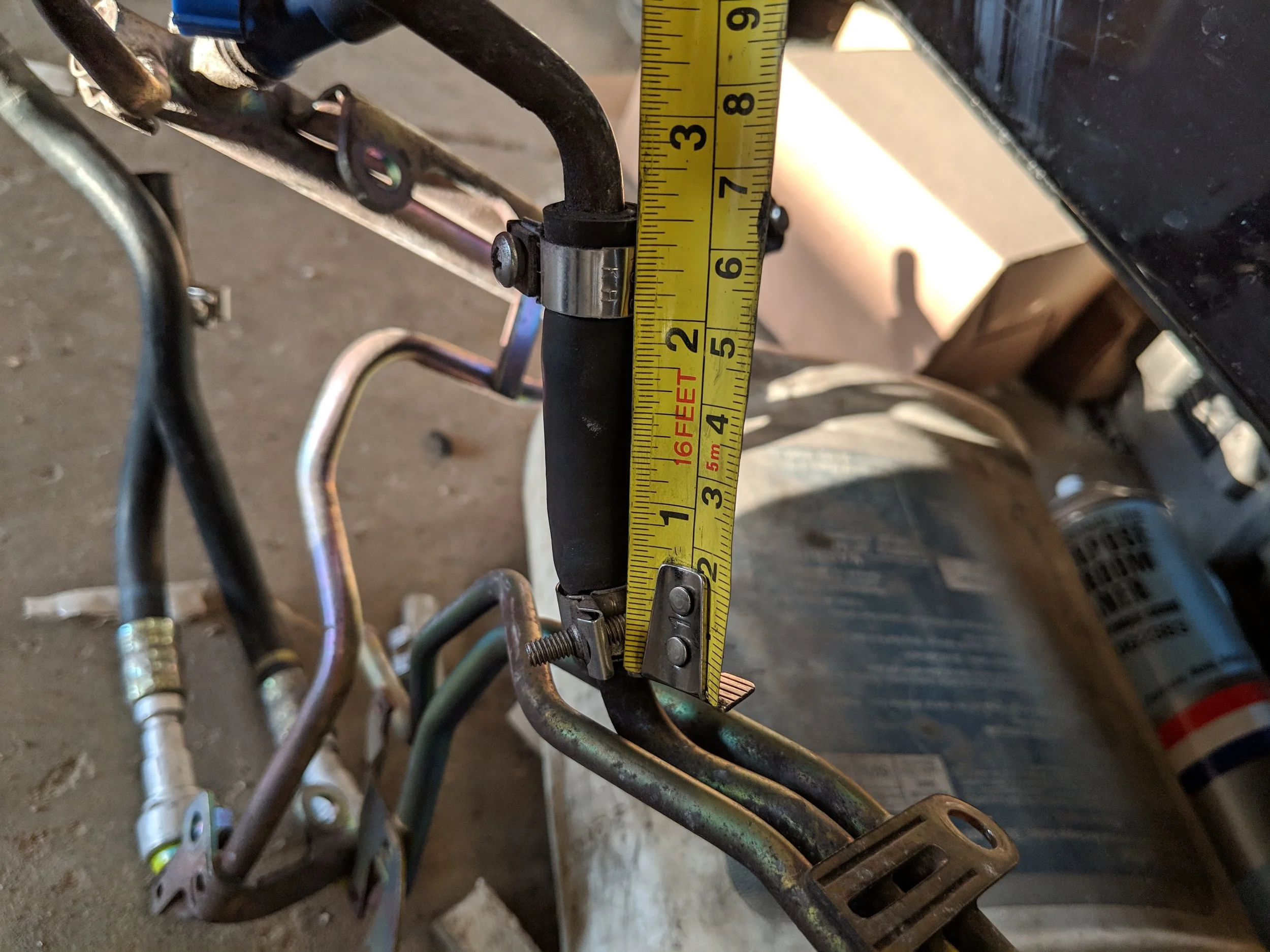 Last hose! Lets get this thing done.
