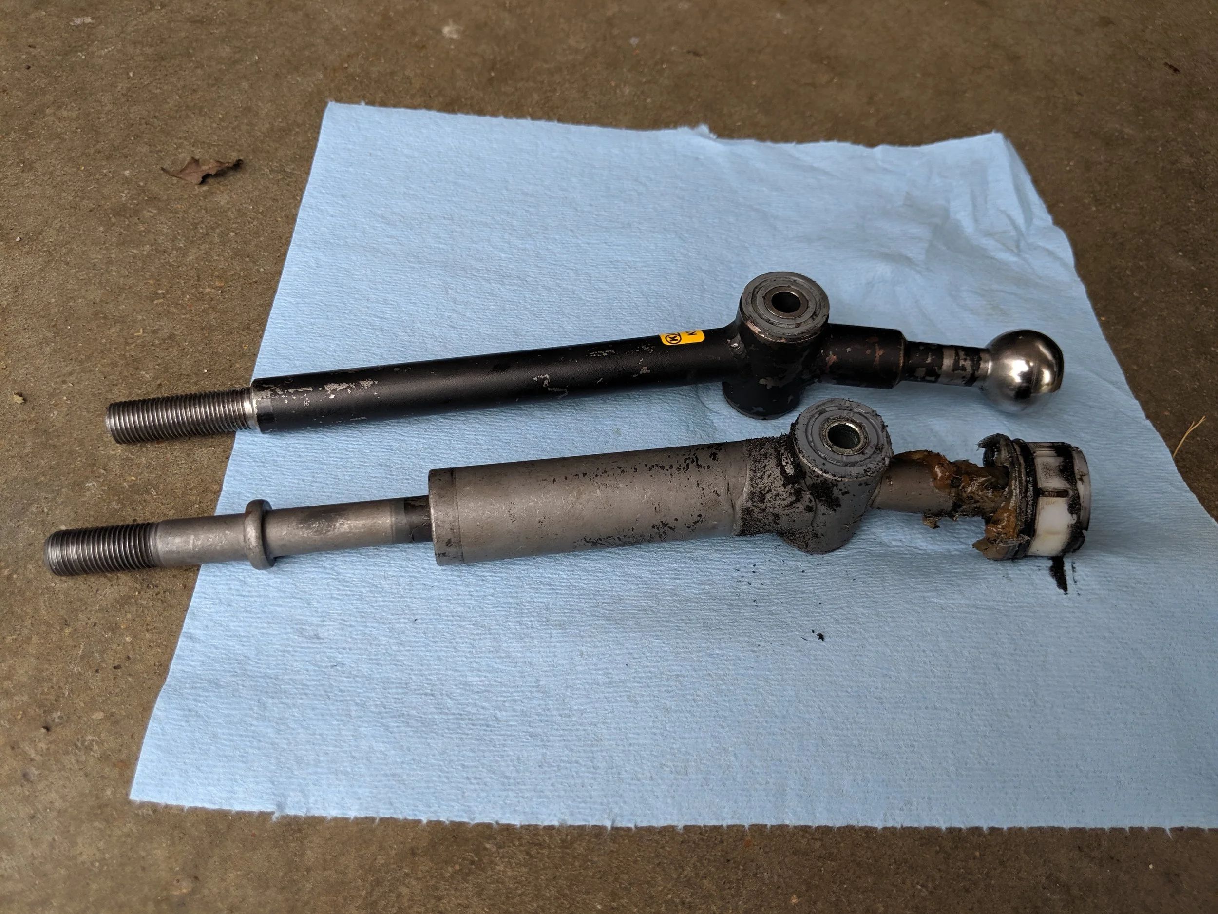 Kartboy up top and factory on the bottom. Just a few changes do the trick Kartboy short shifter