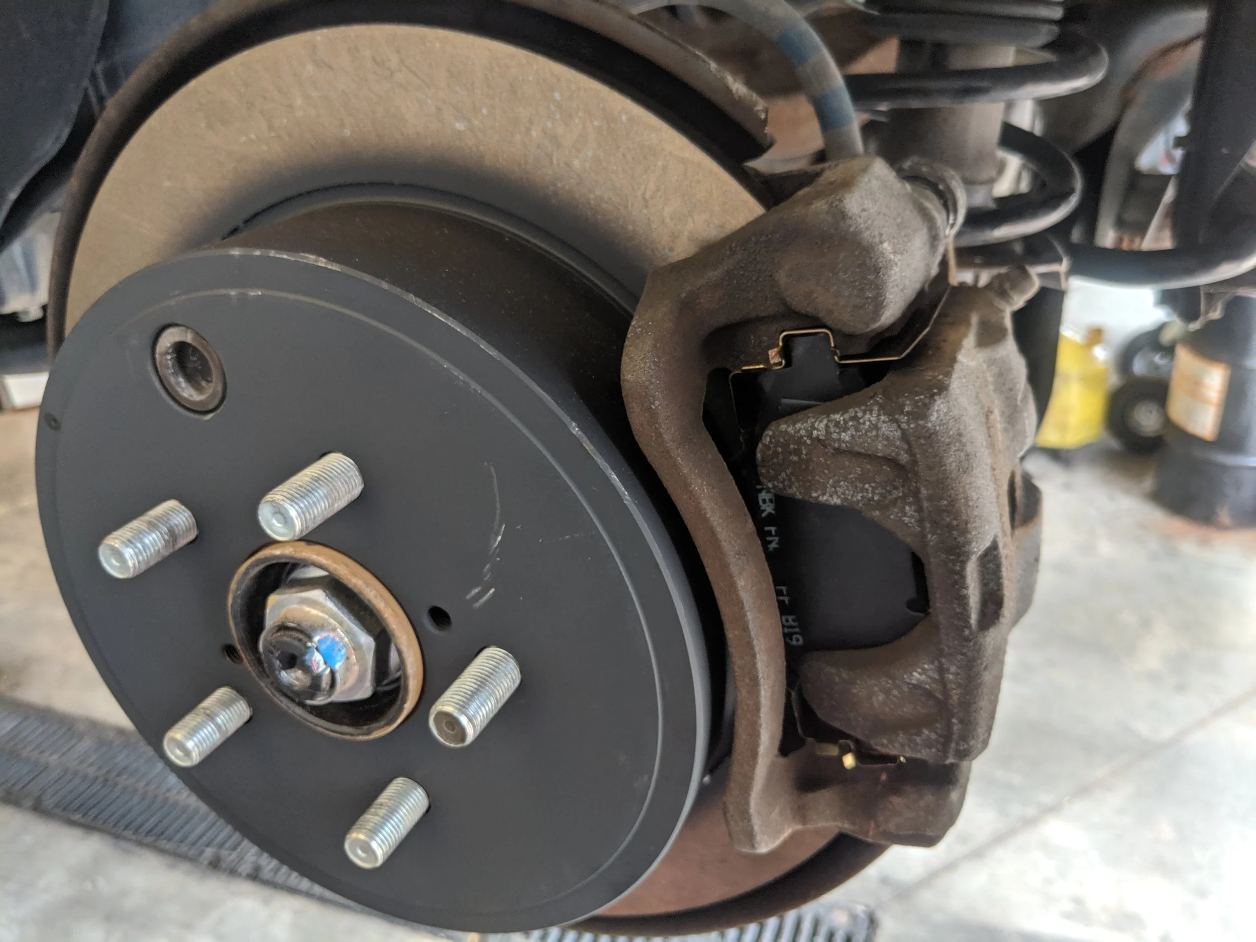 Ready for a wheel and you can break in the brakes!