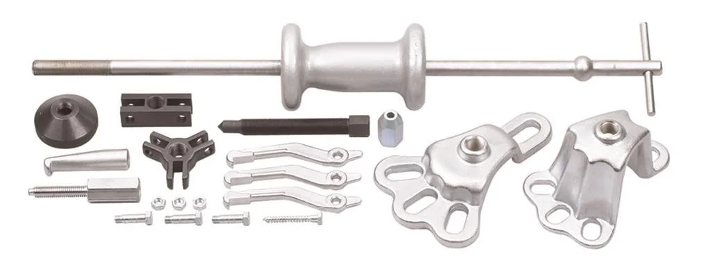 This gearwrench slide hammer set will get it done.
