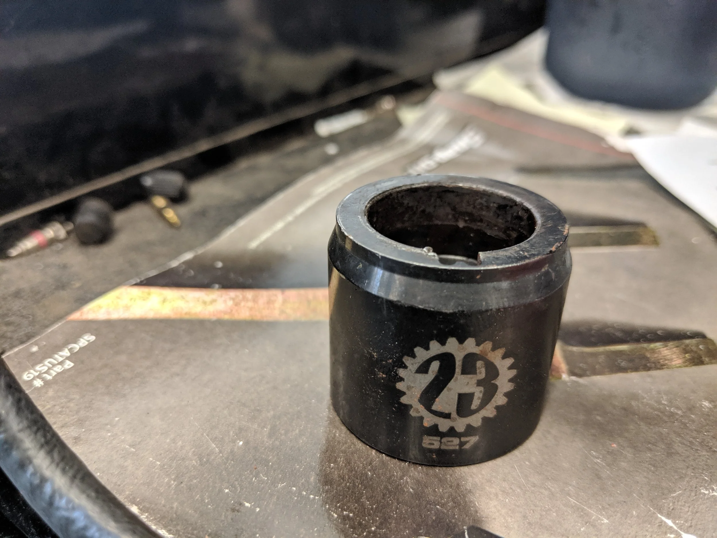 This will allow you to align the crank and cam timing to start the repair.