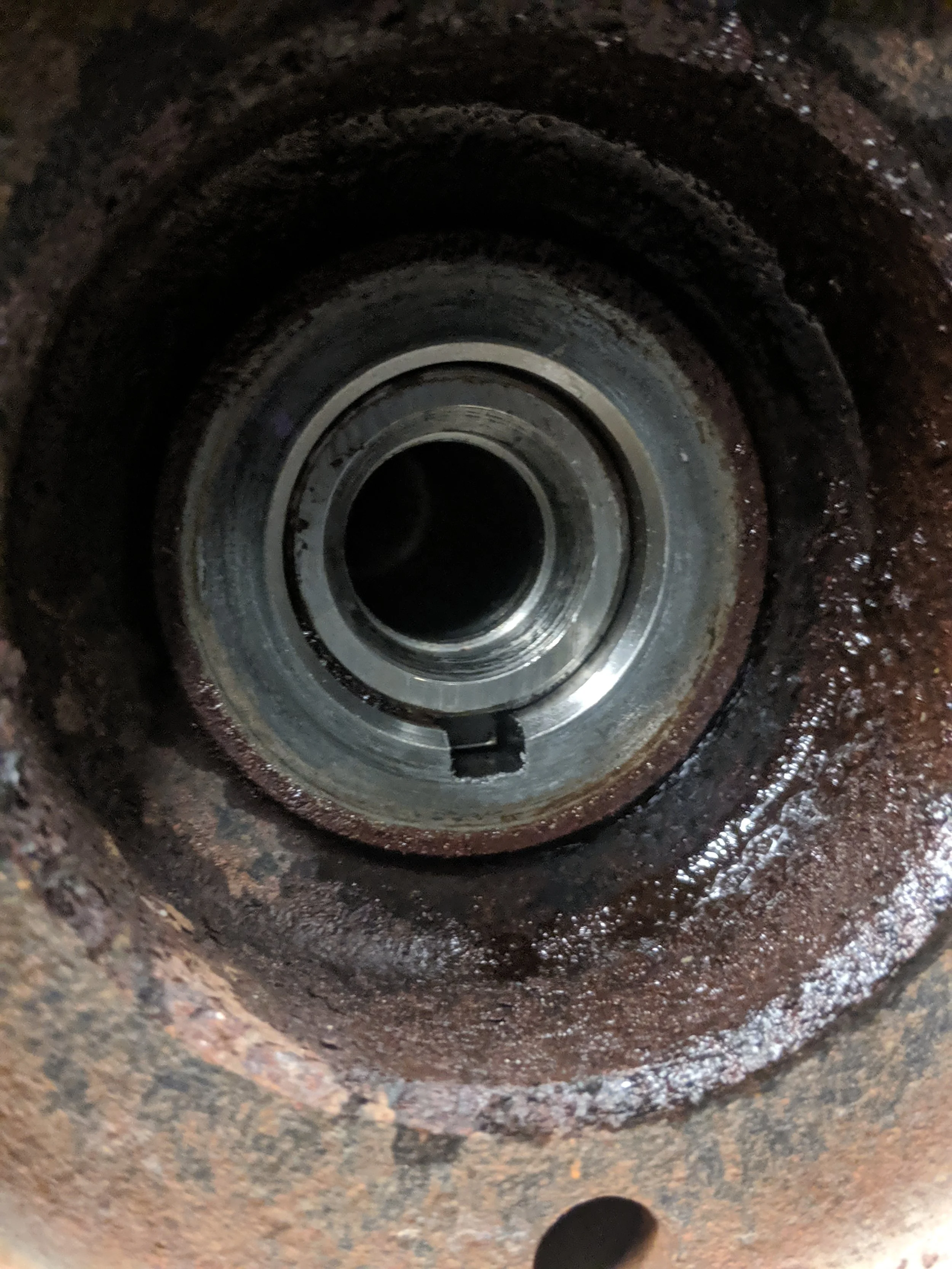 Make sure to line up the key way when installing the crank. Otherwise, you are going to have a bad time.