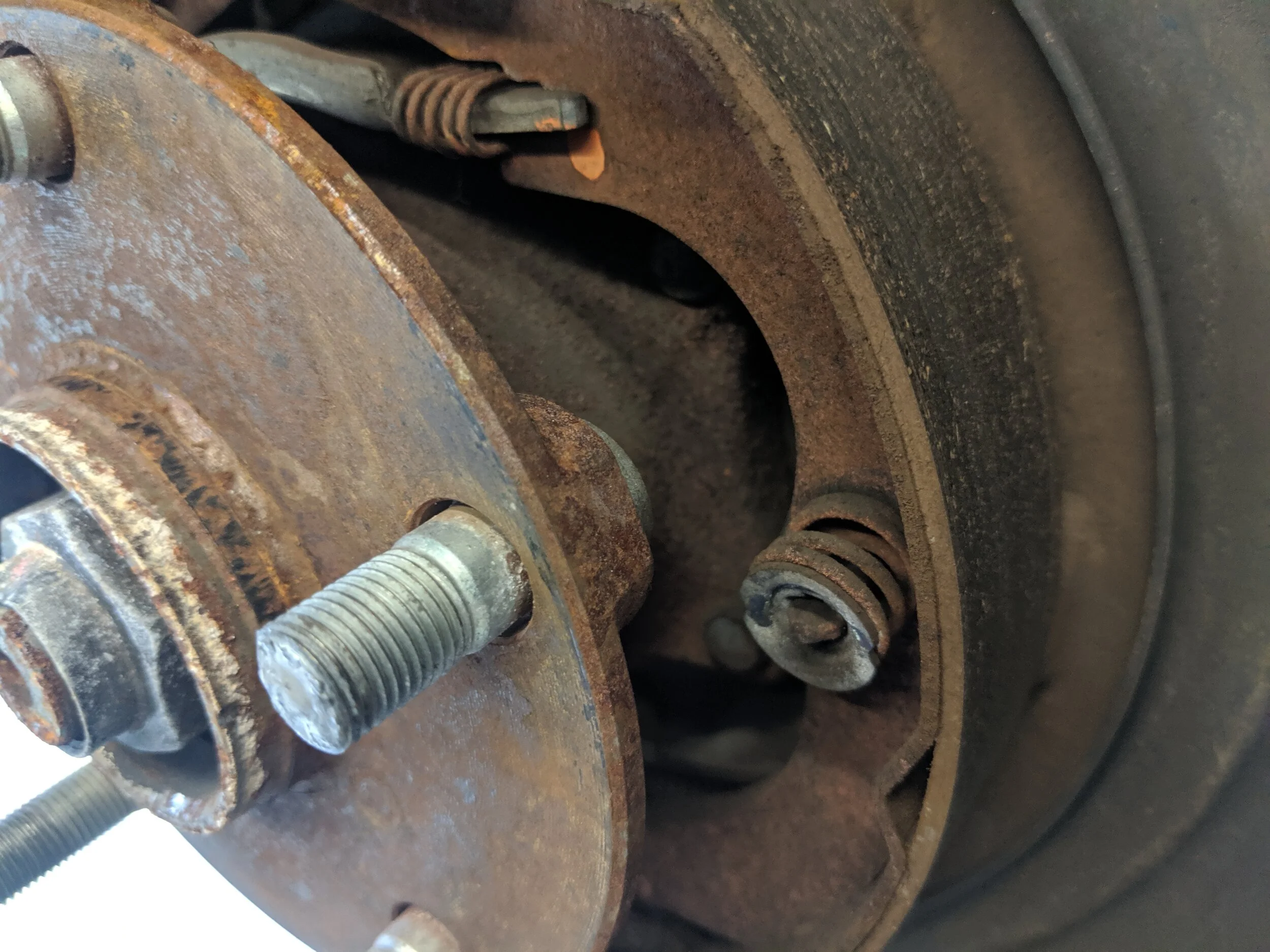 Our damaged stud to be replaced. Somewhere the bolt and nut became crossthreaded and it caused the stud to break off in the stud when trying to be removed.