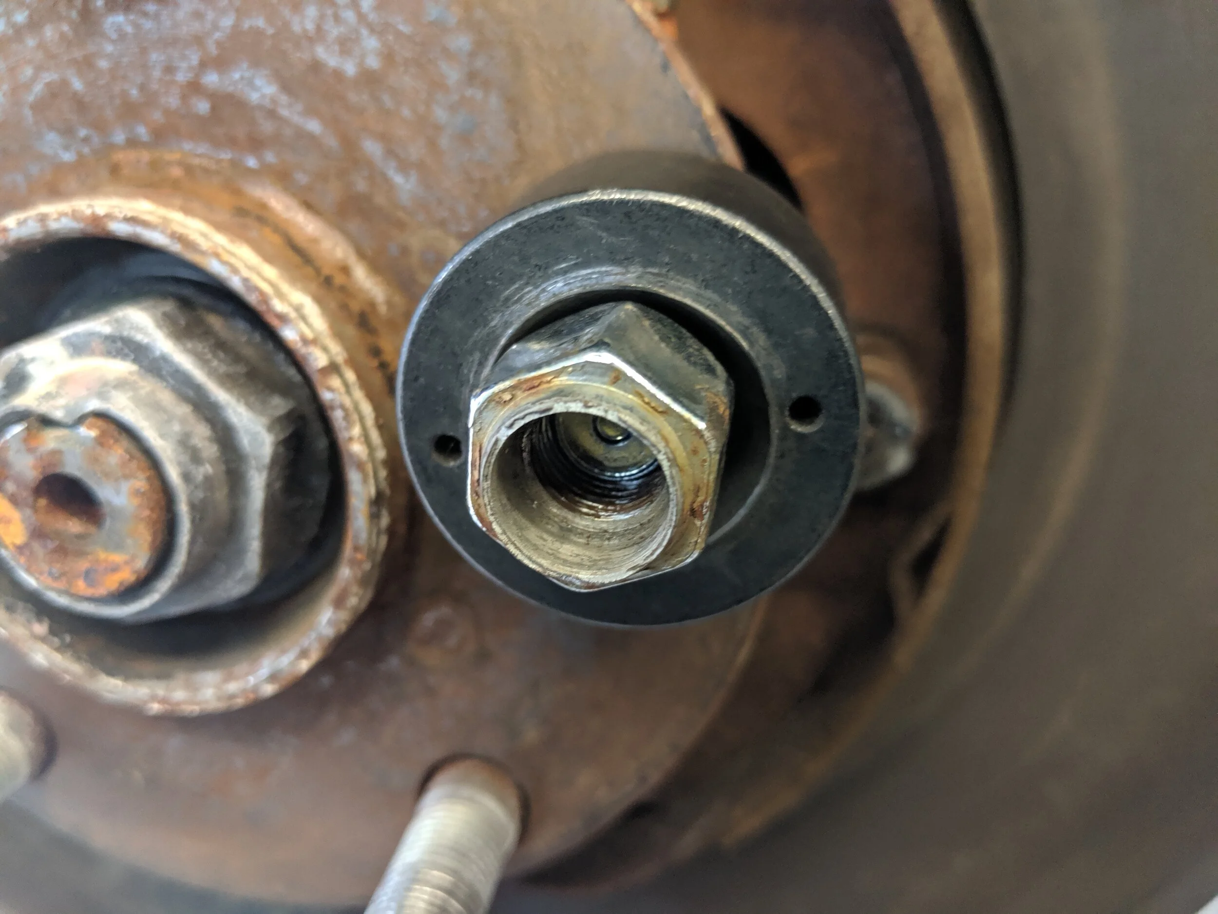 Subaru lug stud replacement! Sometimes you feel like a nut and ...