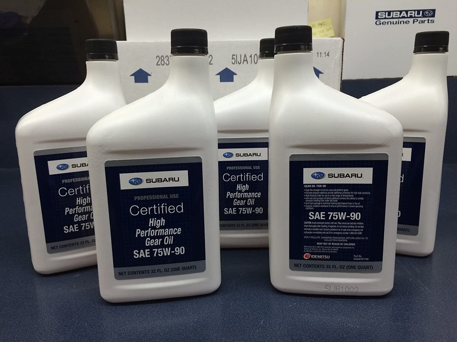 Valvoline high performance 75w-90 1 literSubaru high performance gear oil 75w-90( 5 qts)