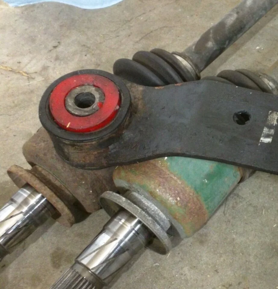 Perrin Differential bushings. Get the clunk out of the trunk!  
