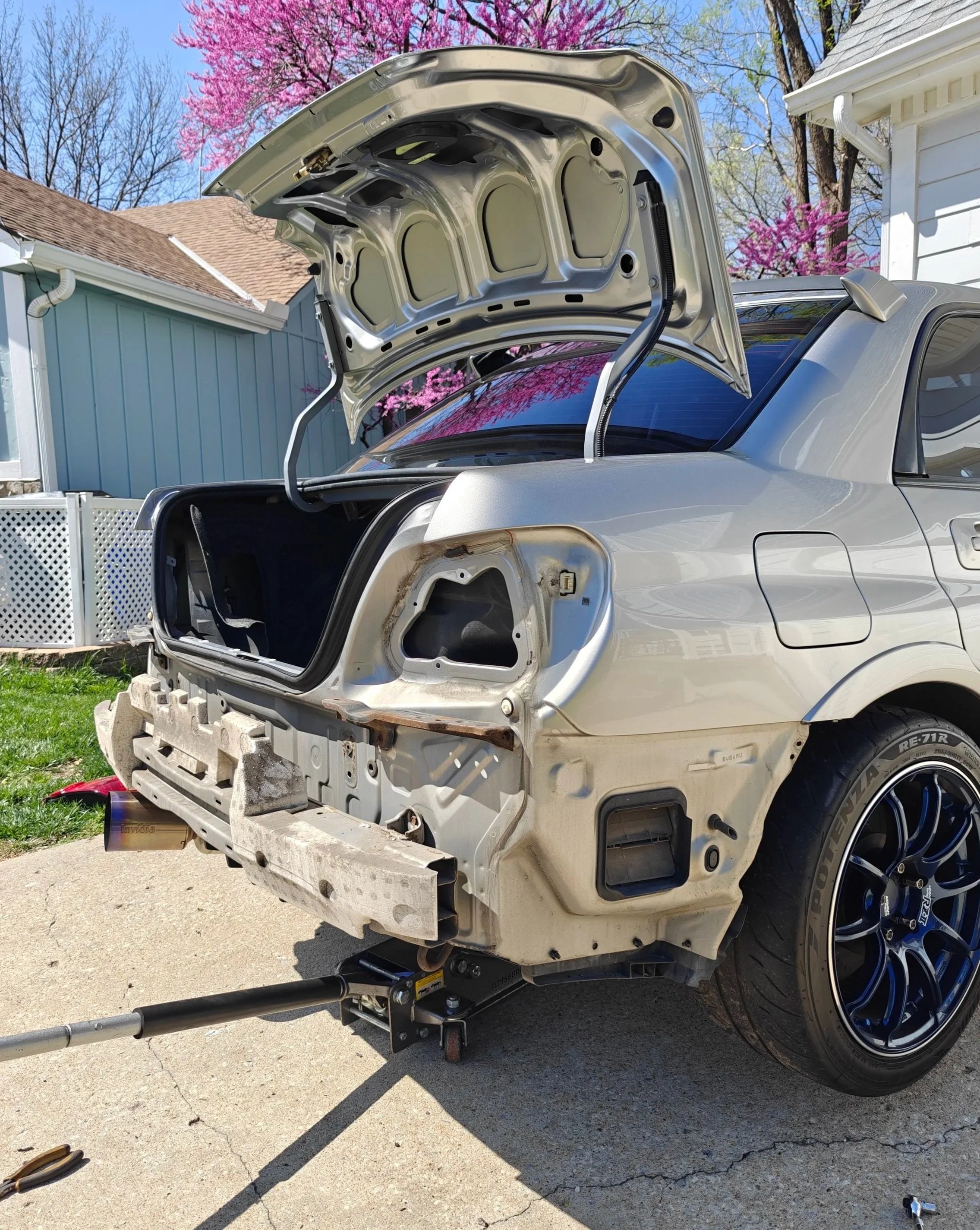 2005-07 Sti rear bumper bracket replacement! No more saggy and loose bumpers! 