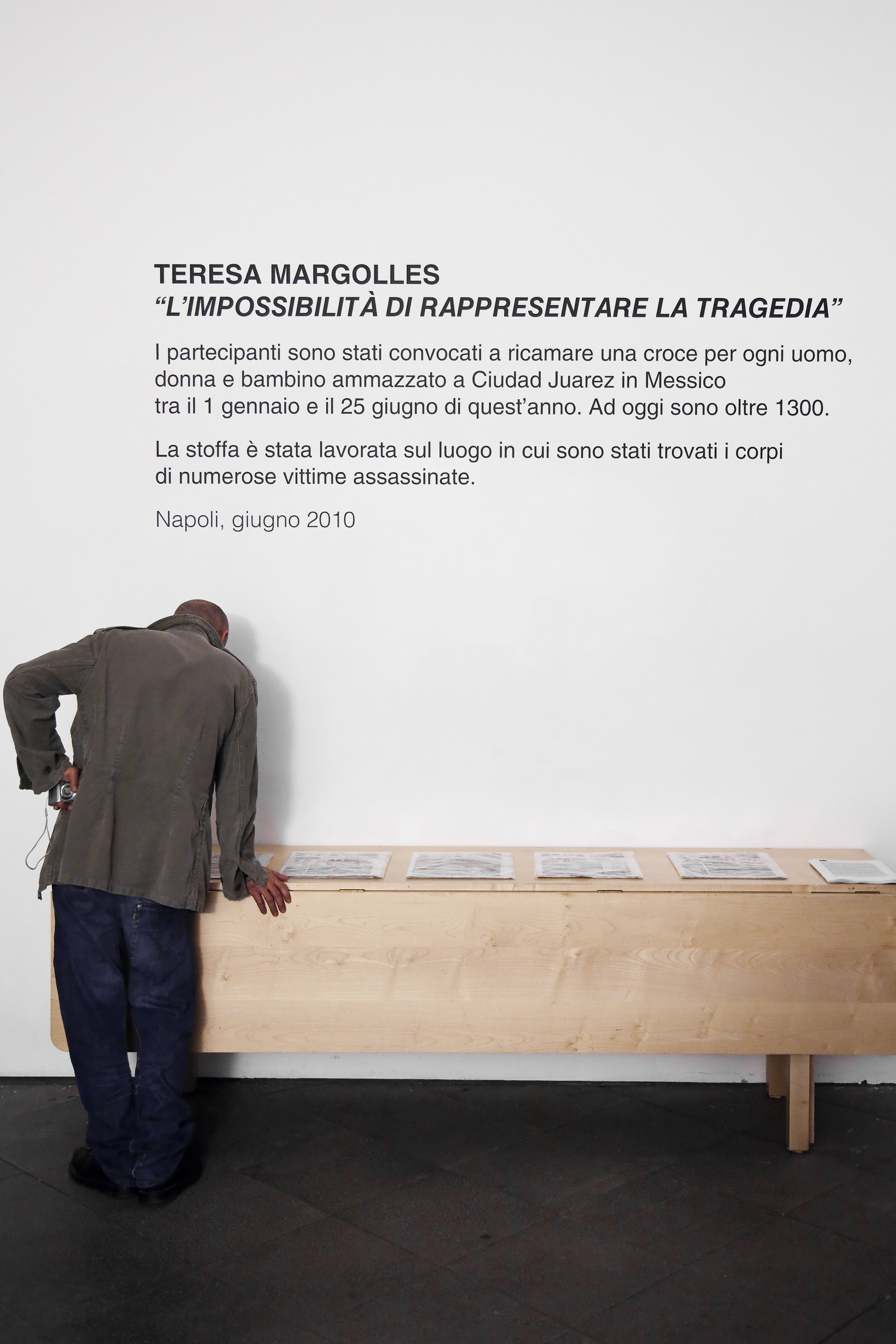  Teresa Margolles,  The Inability to Represent the Tragedy , photo A. Benestante 