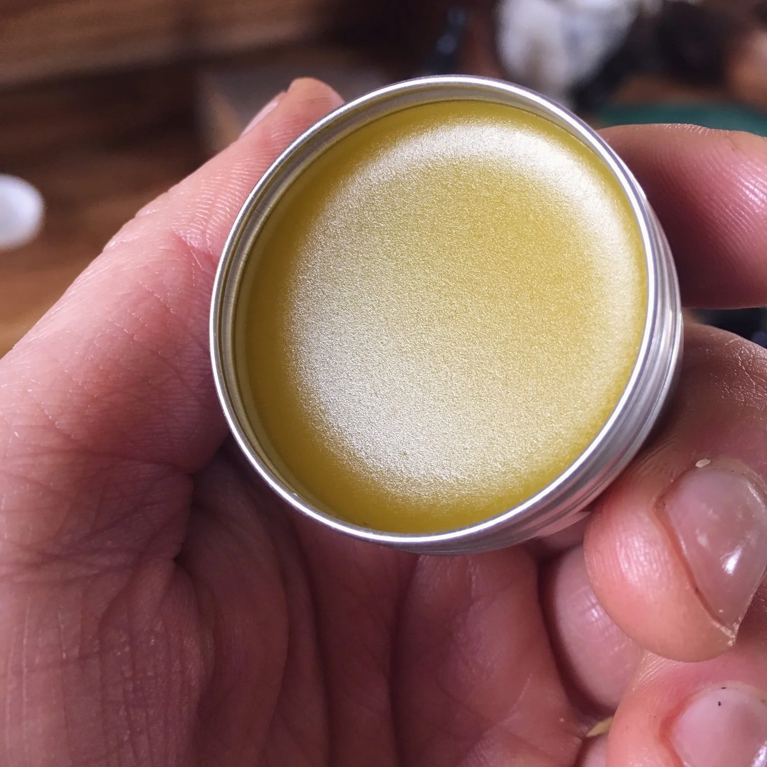 mandy bishop-making salve.JPG