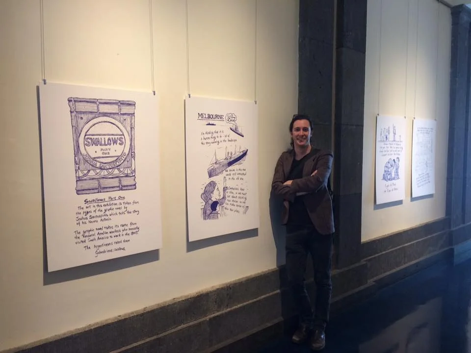 Josh at exhibition Immigration Museum 2016.jpg