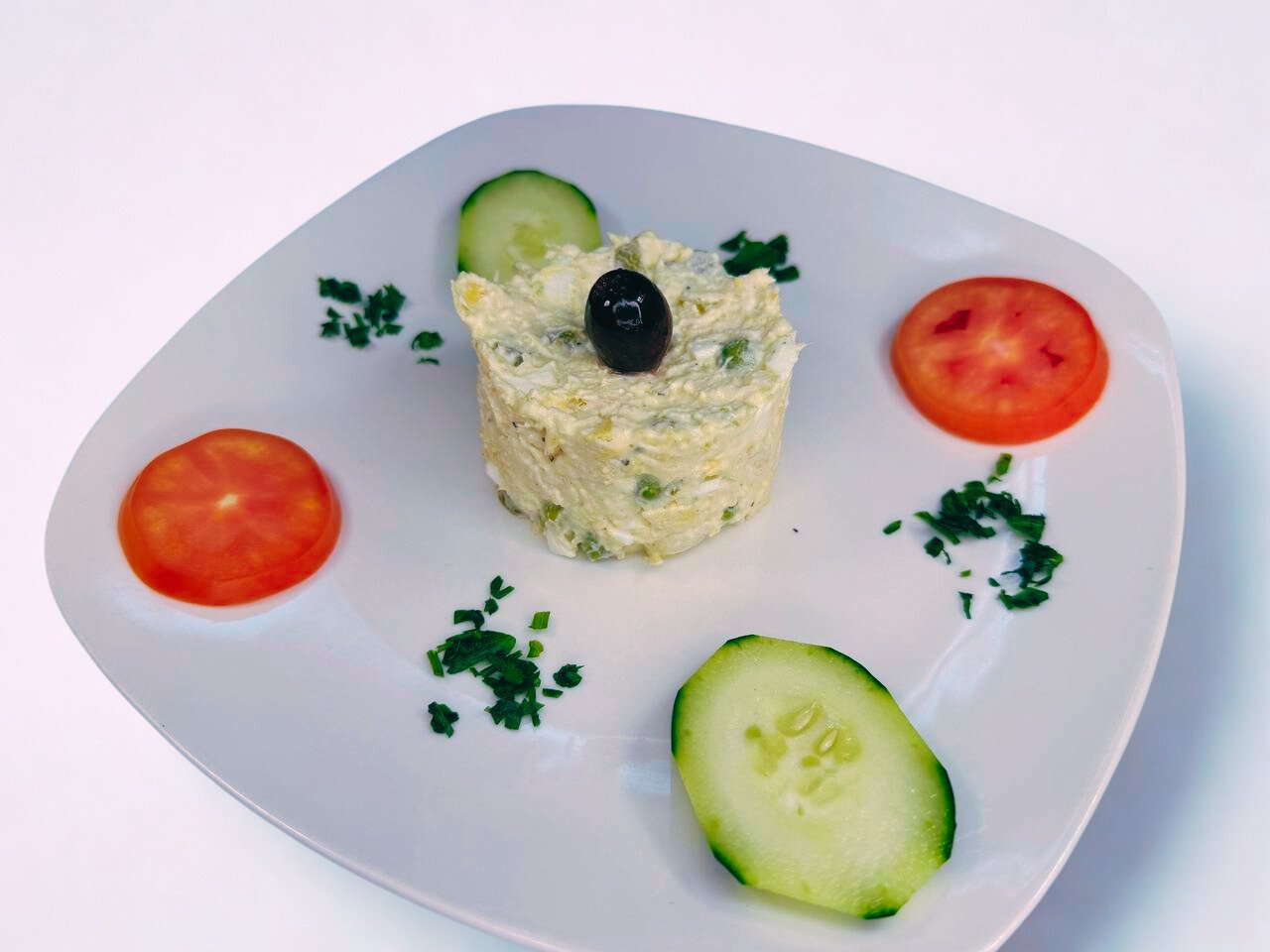 Olivieh Salad at Persepolis Persian Restaurant, New York City