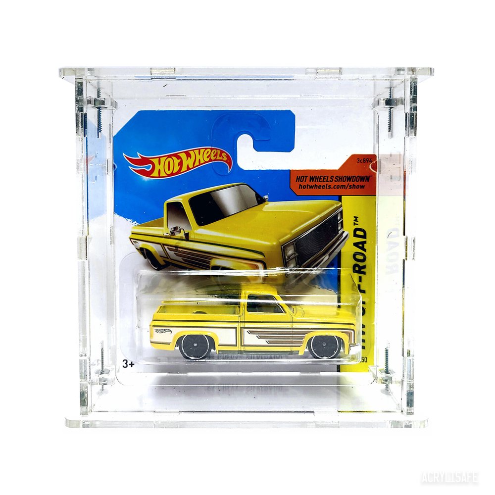 HW Single Short Card Acrylic Case Clear — Acrylisafe