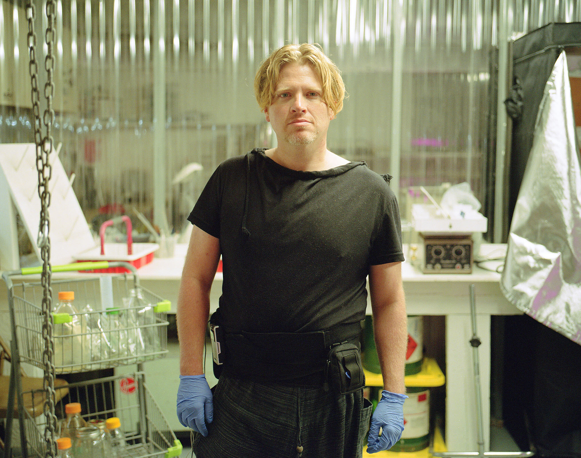  Jeffrey Tibbetts, the surgeon, in his lab 