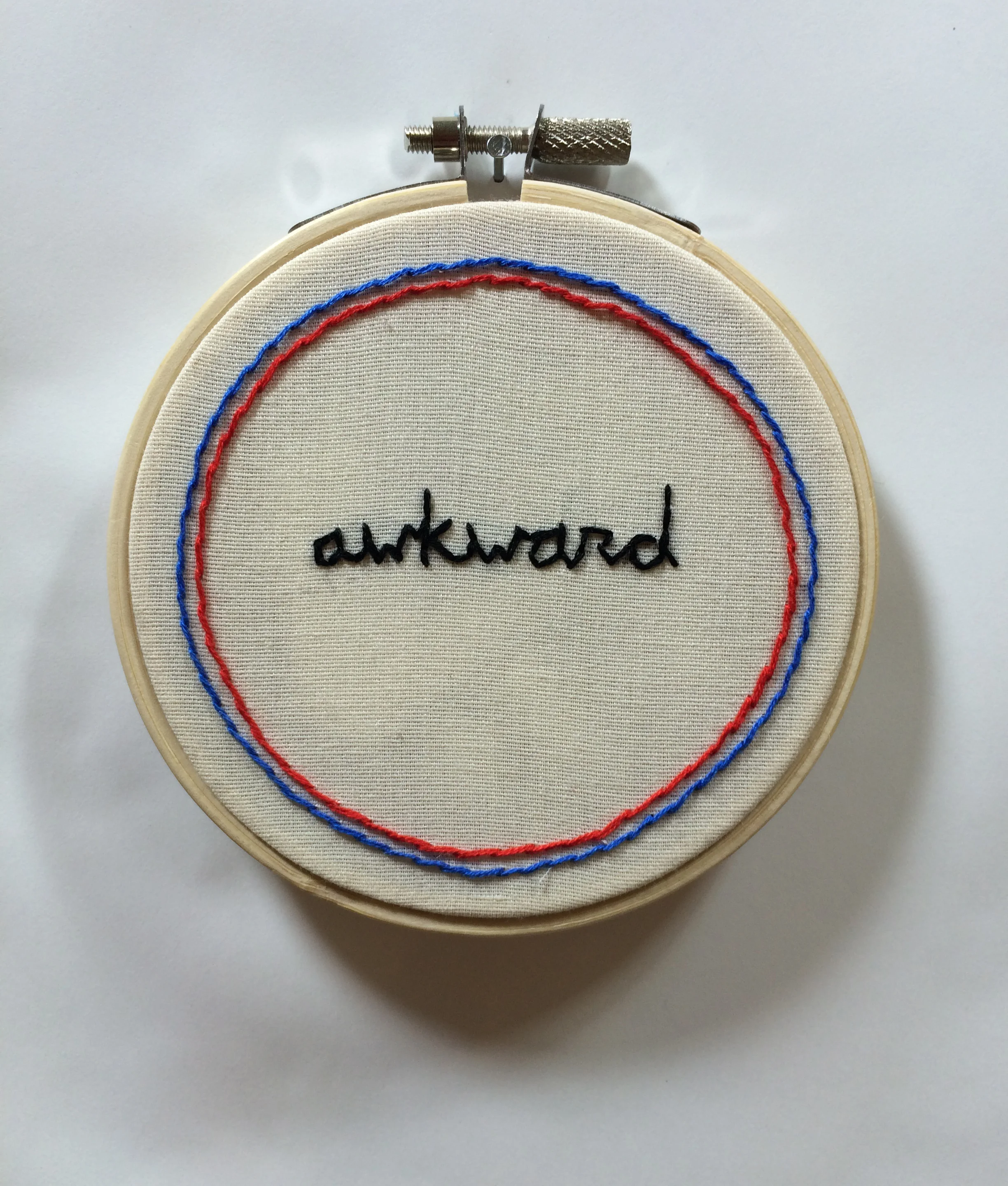 Awkward 2015 4” embroidery