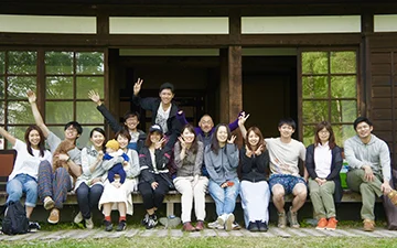 友人とバーベキューの後の一枚