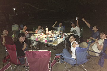 ICUスタッフとのBBQ