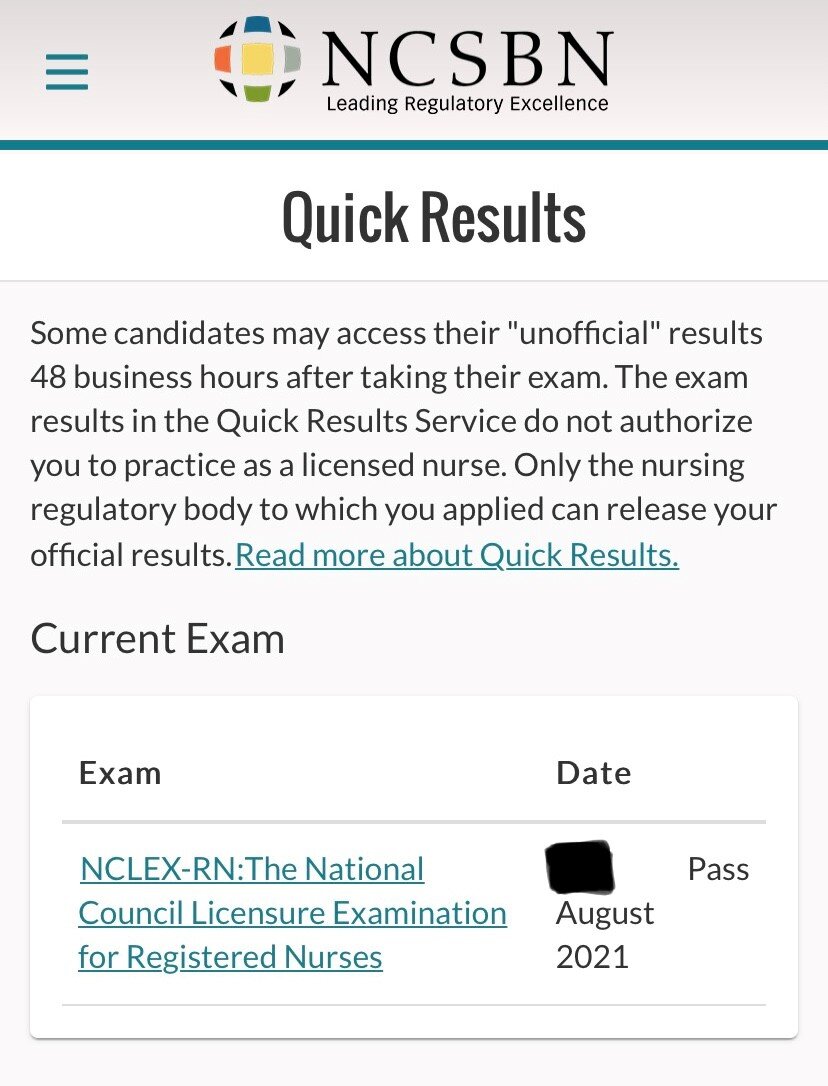 2021年 NCLEX受験まとめ! 当日とライセンス取得まで