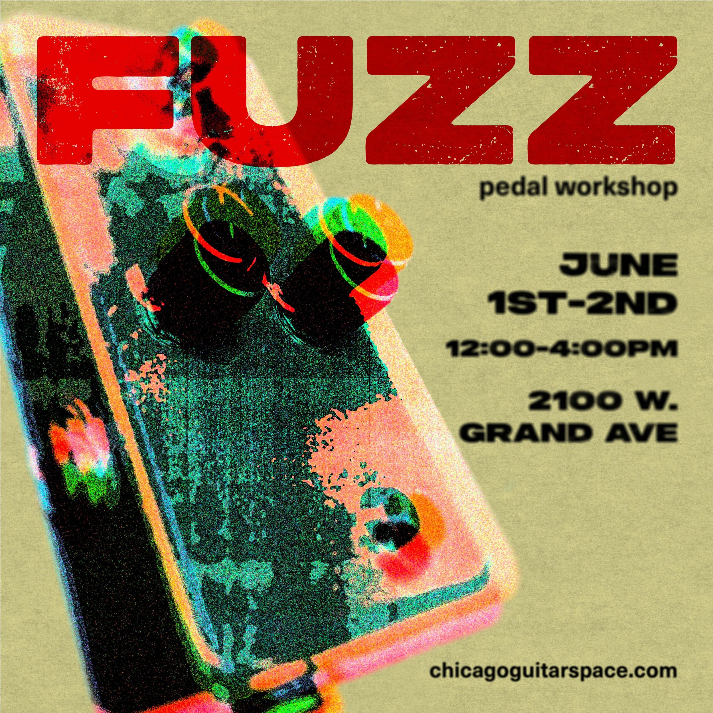 Want to explore a gritty soundscape in your tone? Stop by and build your own Fuzz pedal! 🎸💥🎶
Join us for the next installment of our pedal classes where we&rsquo;ll be navigating the depths of fuzzy, velcro-y, square wave goodness. June 1-2, from 