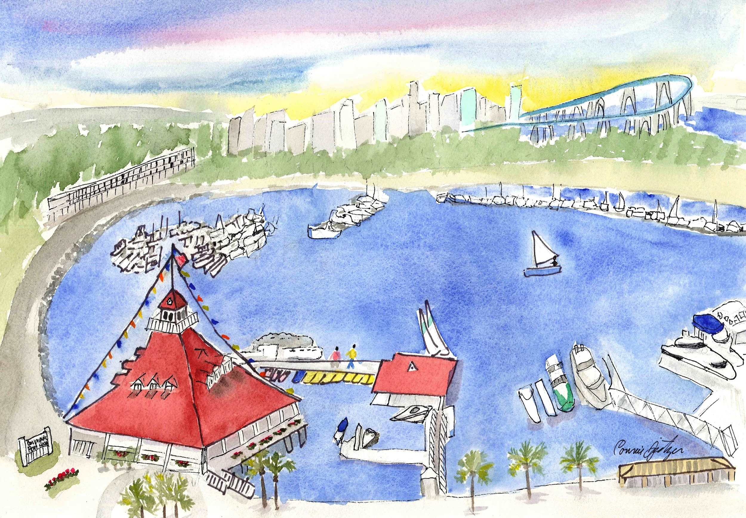 View from the Shores of Glorietta Bay