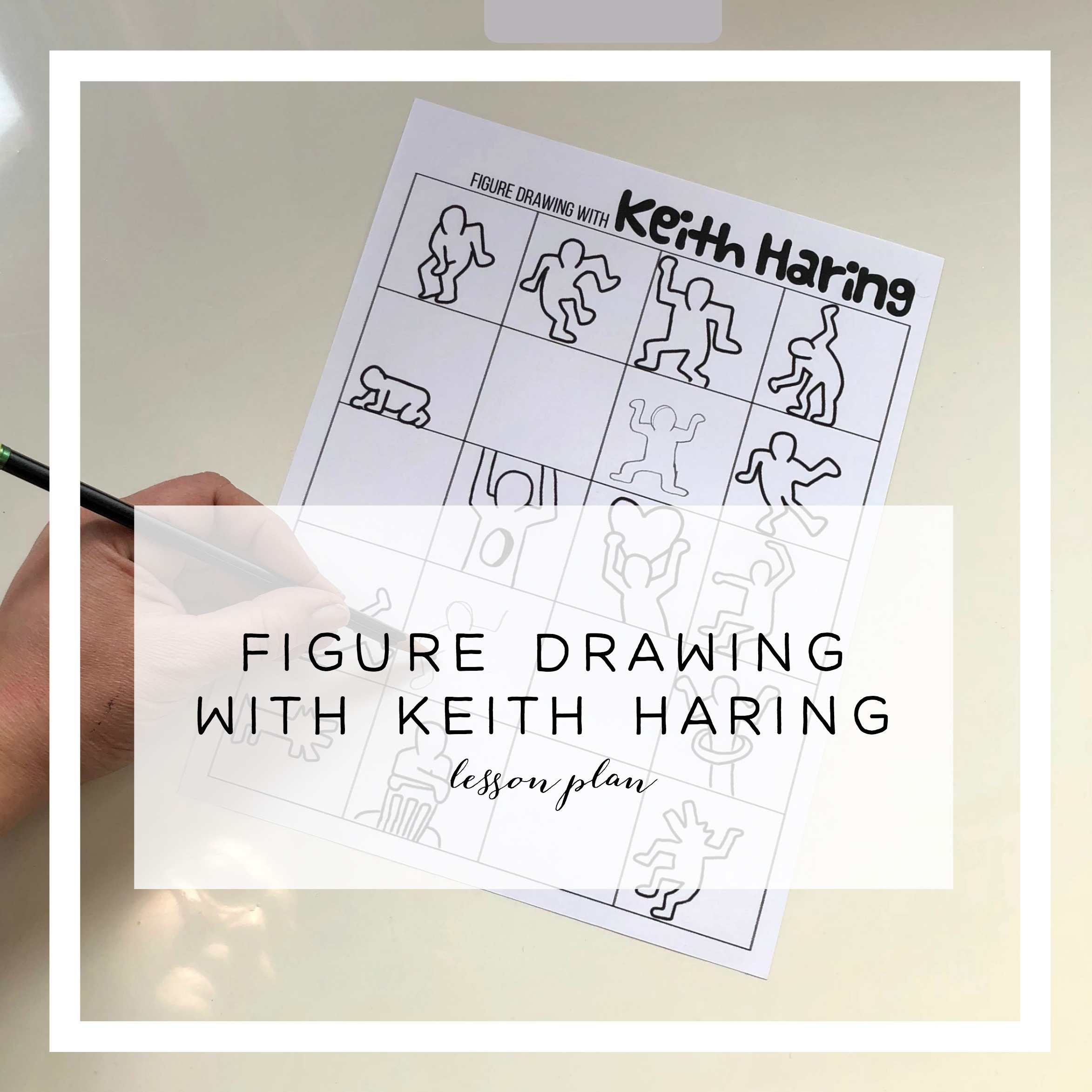Figure Drawing With Keith Haring Lesson Plan Make Art Studios