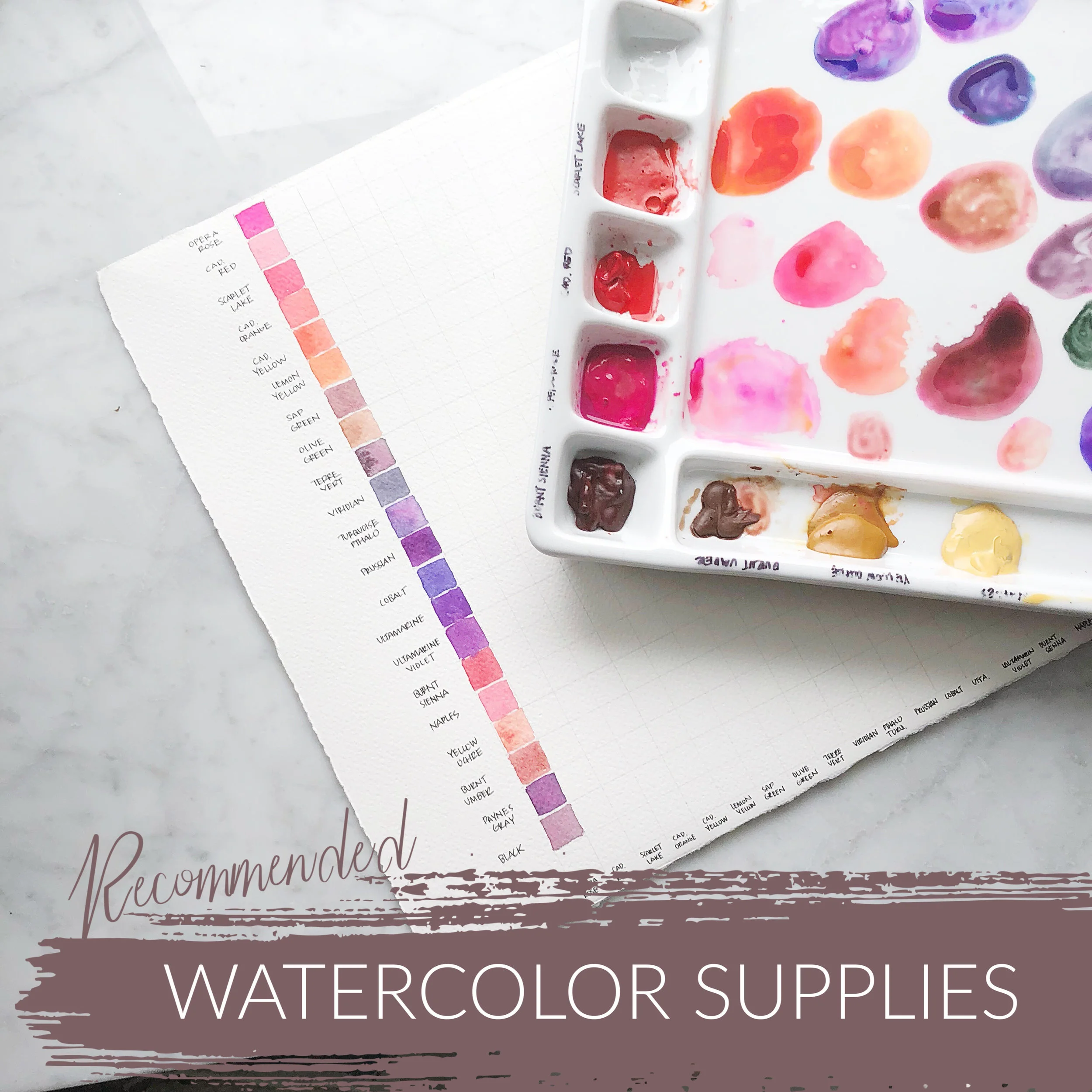 Watercolor Supplies