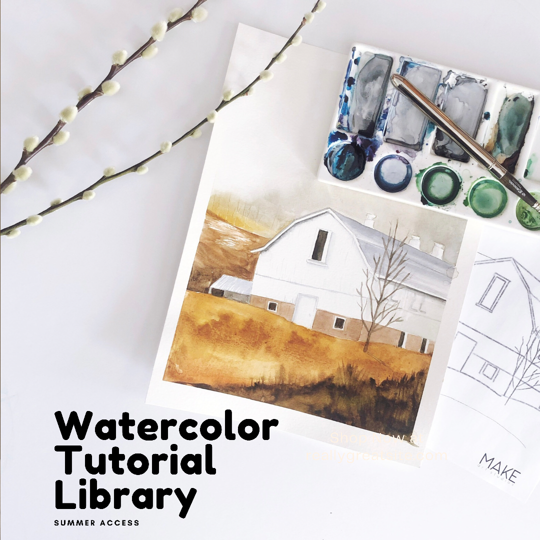 Watercolor Tutorials: Summer Access