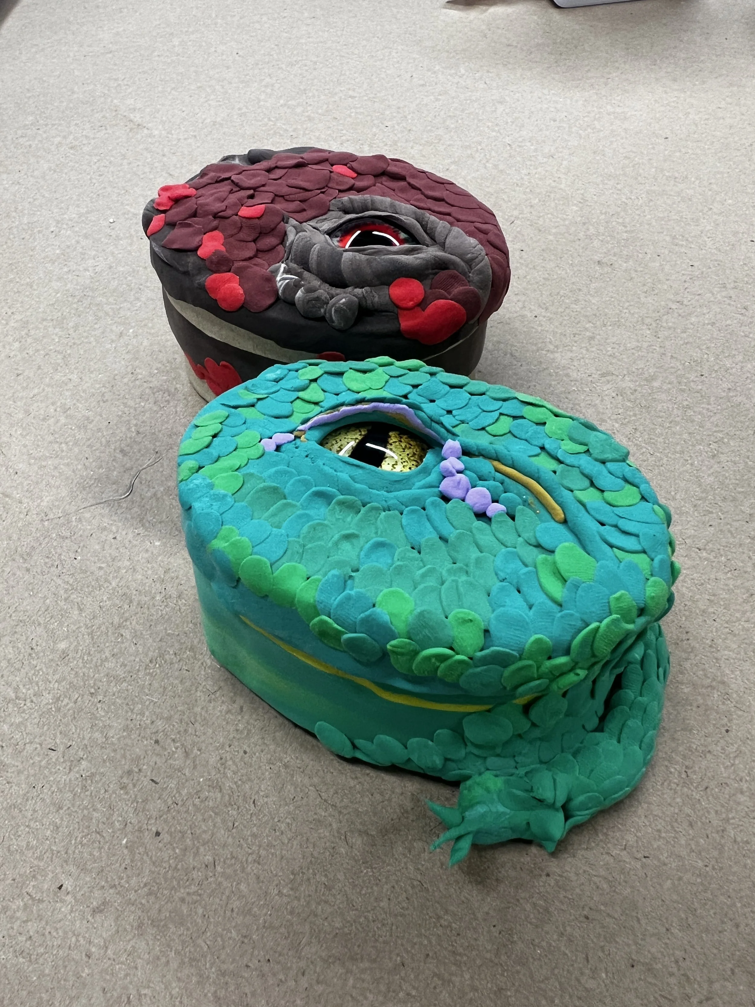 finished dragon boxes.JPG
