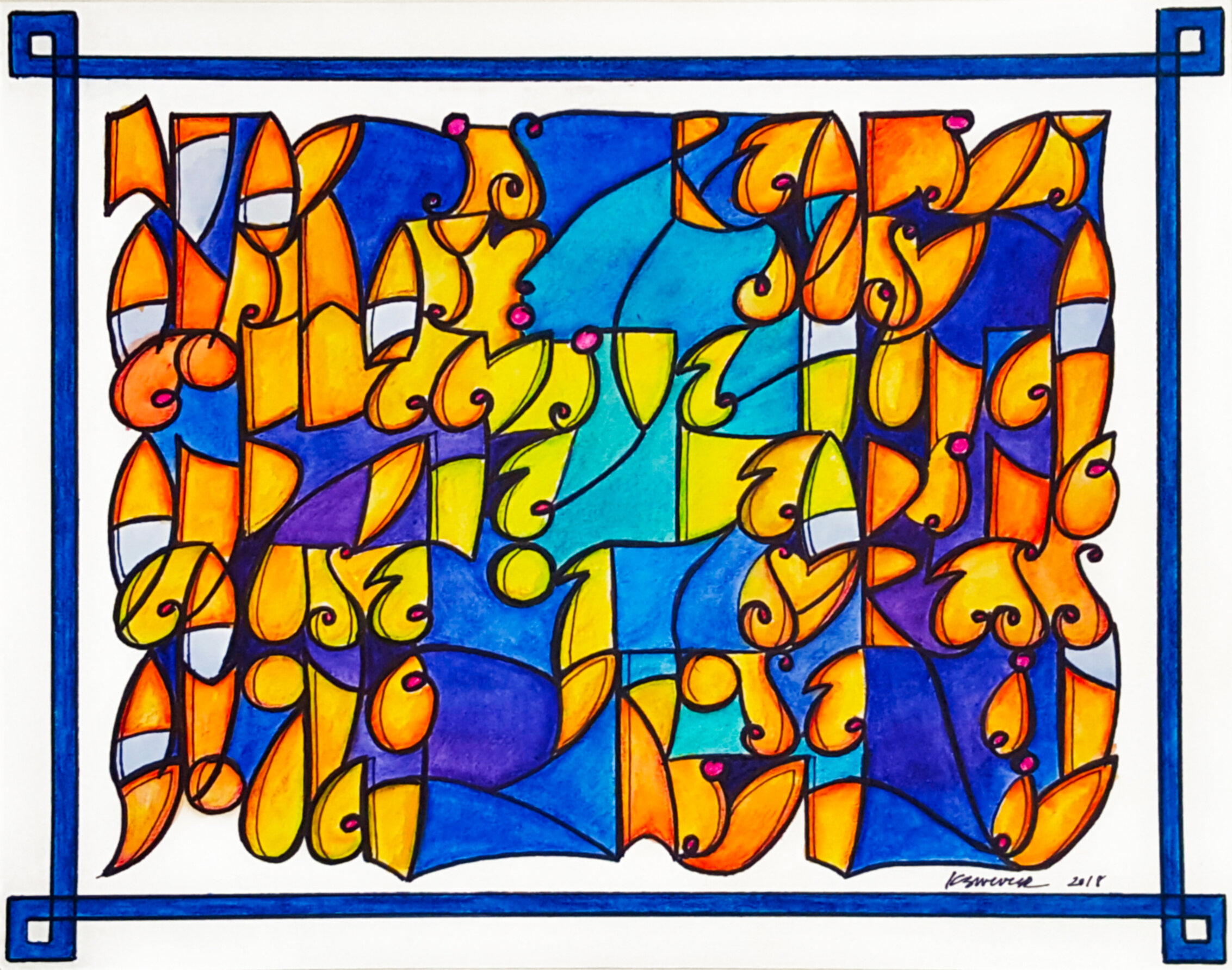 What is reality, anyway? Just a collective hunch, and the leading cause of stress among those in touch with it. Lily Tomlin, 11 x 14 inches, $75