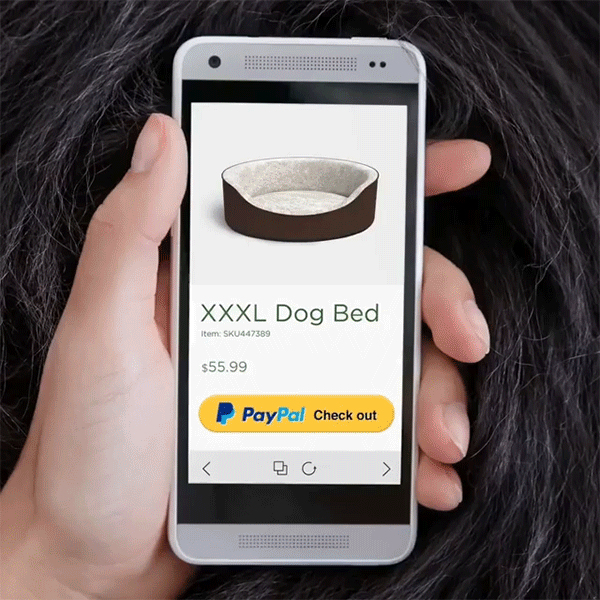 “Since PayPal's accepted at millions of retailers, there's a seriously massive range of things you can pick up—even supersize dog beds. Tag a friend who needs this for their pup. #PayPalCanDoThat”