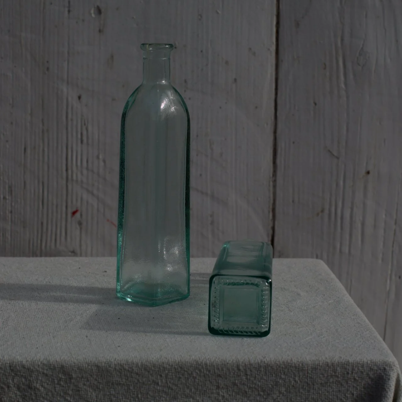 2e VIE : Soliflore Bouteille Carrée  par lot