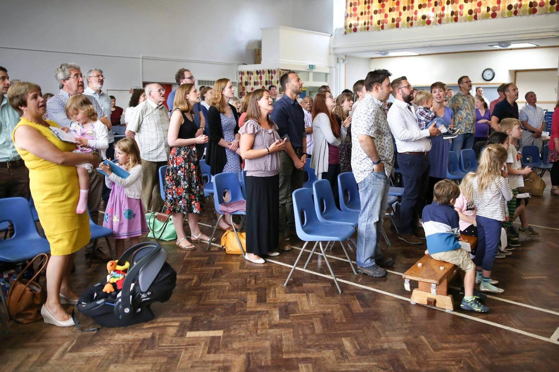 We're back to meeting in person