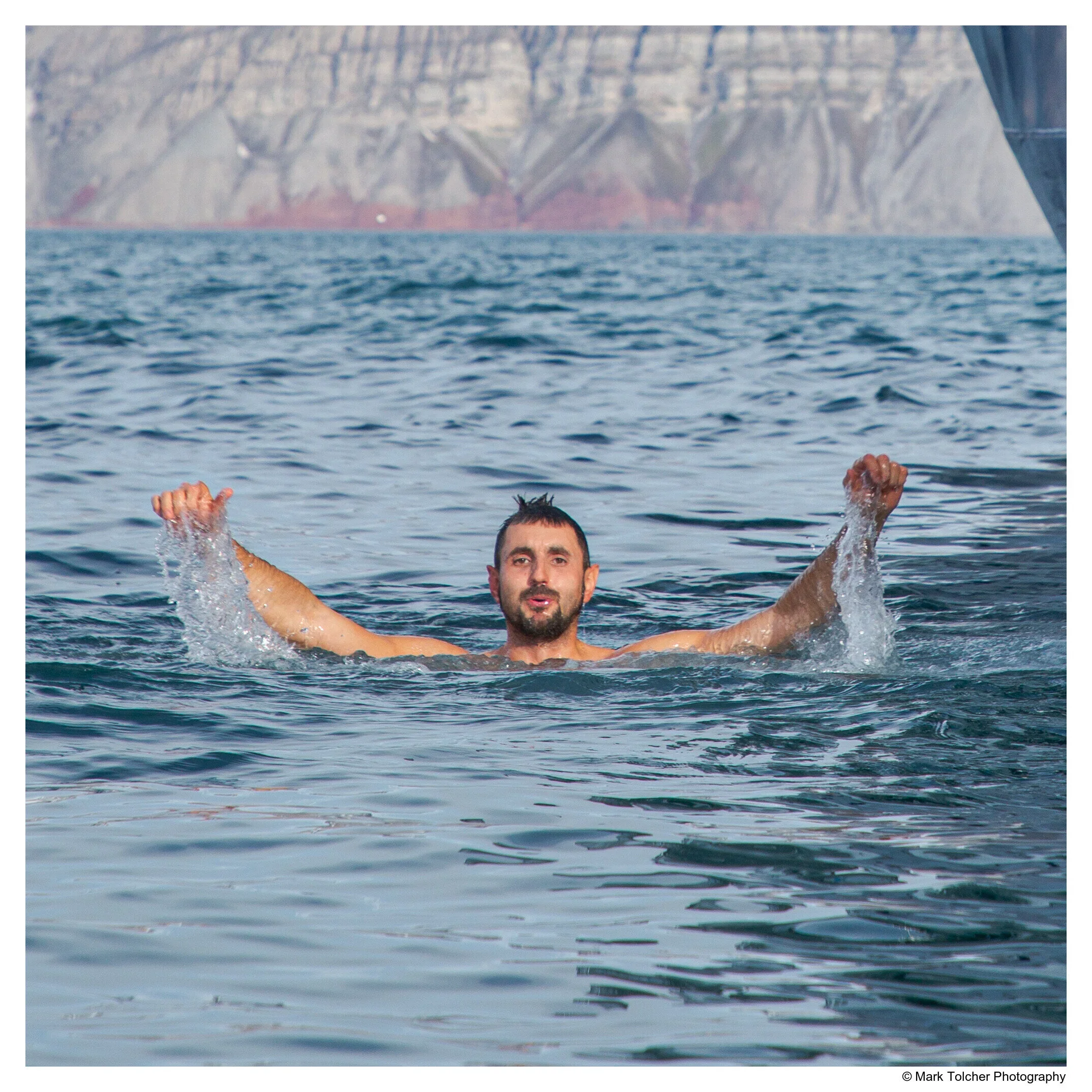 Mark Tolcher Polar Plunge