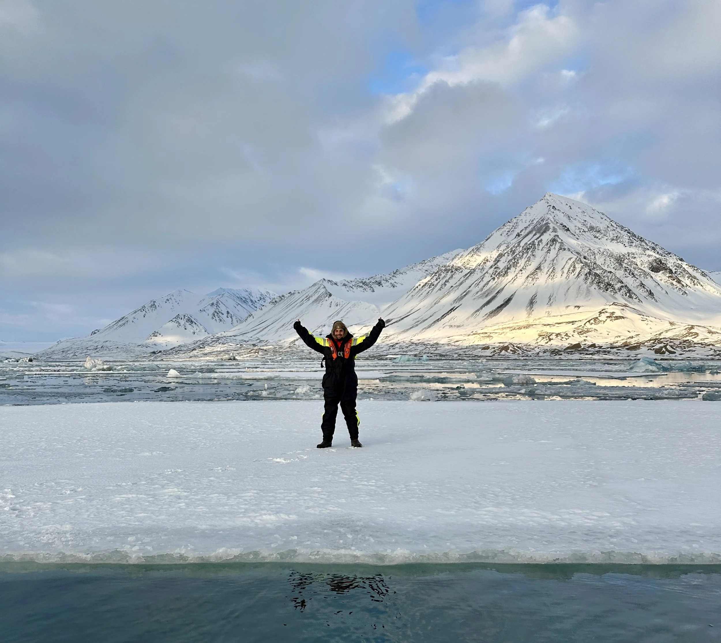 Stood on an Ice Berg in the Midnight Sun