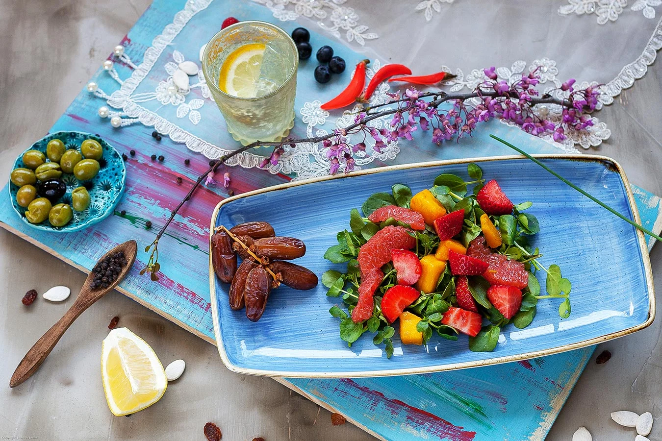 springSaladStawGrapeMangoWatercress.jpg