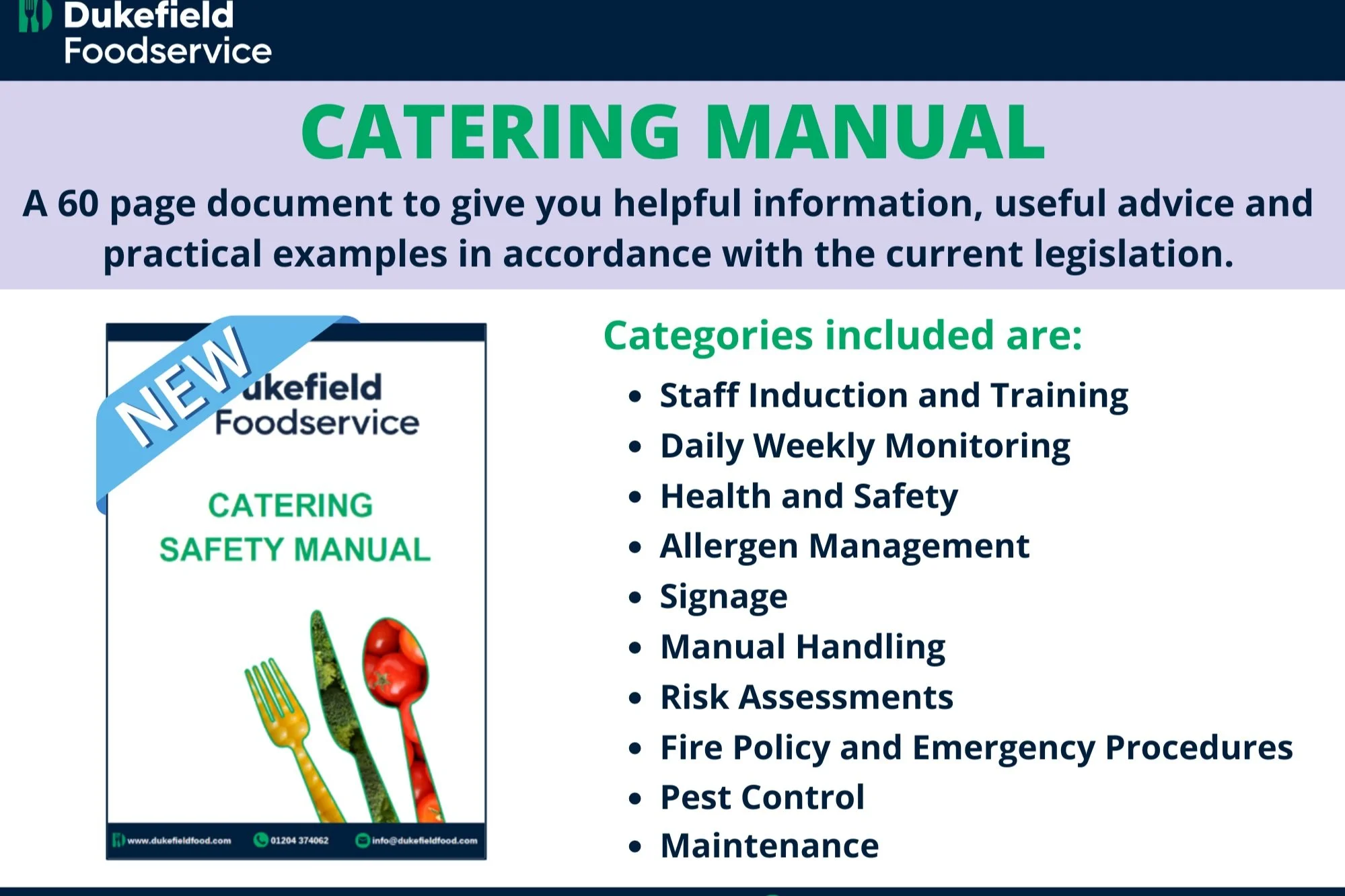 Our NEW Catering Manual is here and available to order!