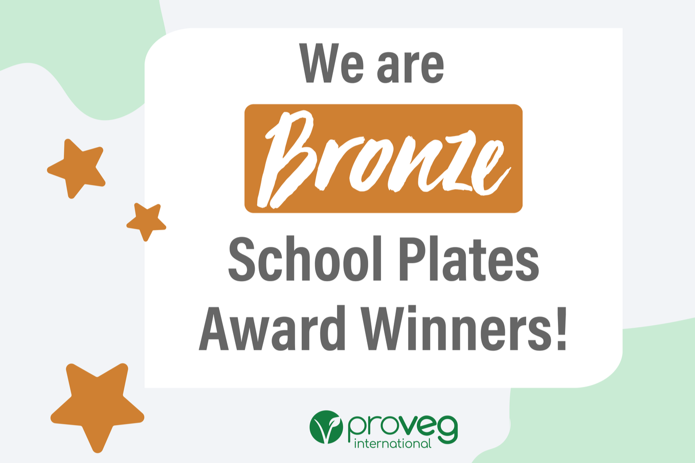 ProVeg Bronze Award Win!