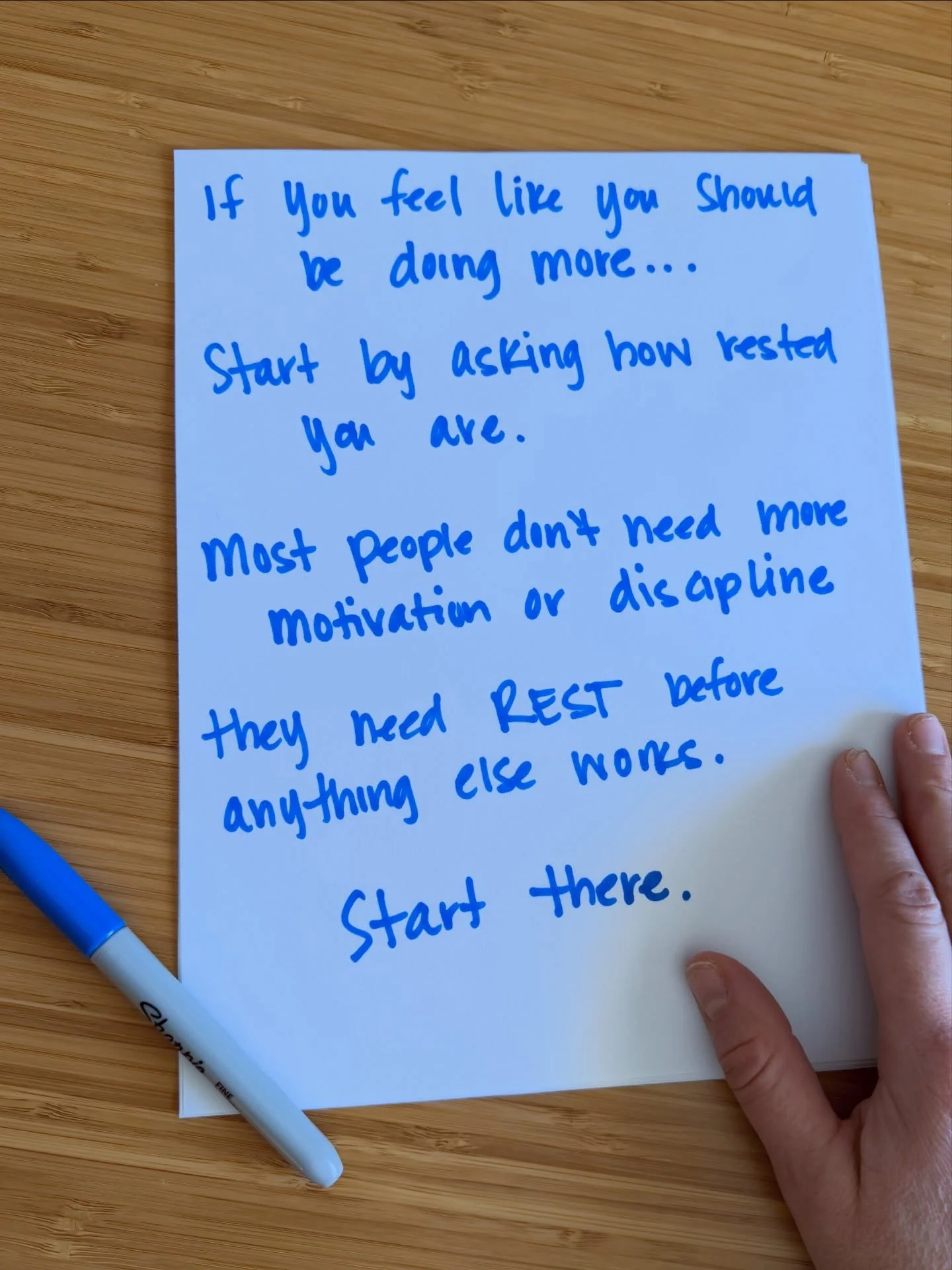 Save this to put first things first. Or share it with someone burning the candle a little too bright.

#rest
#burnout
#sleepmatters
#wellbeing