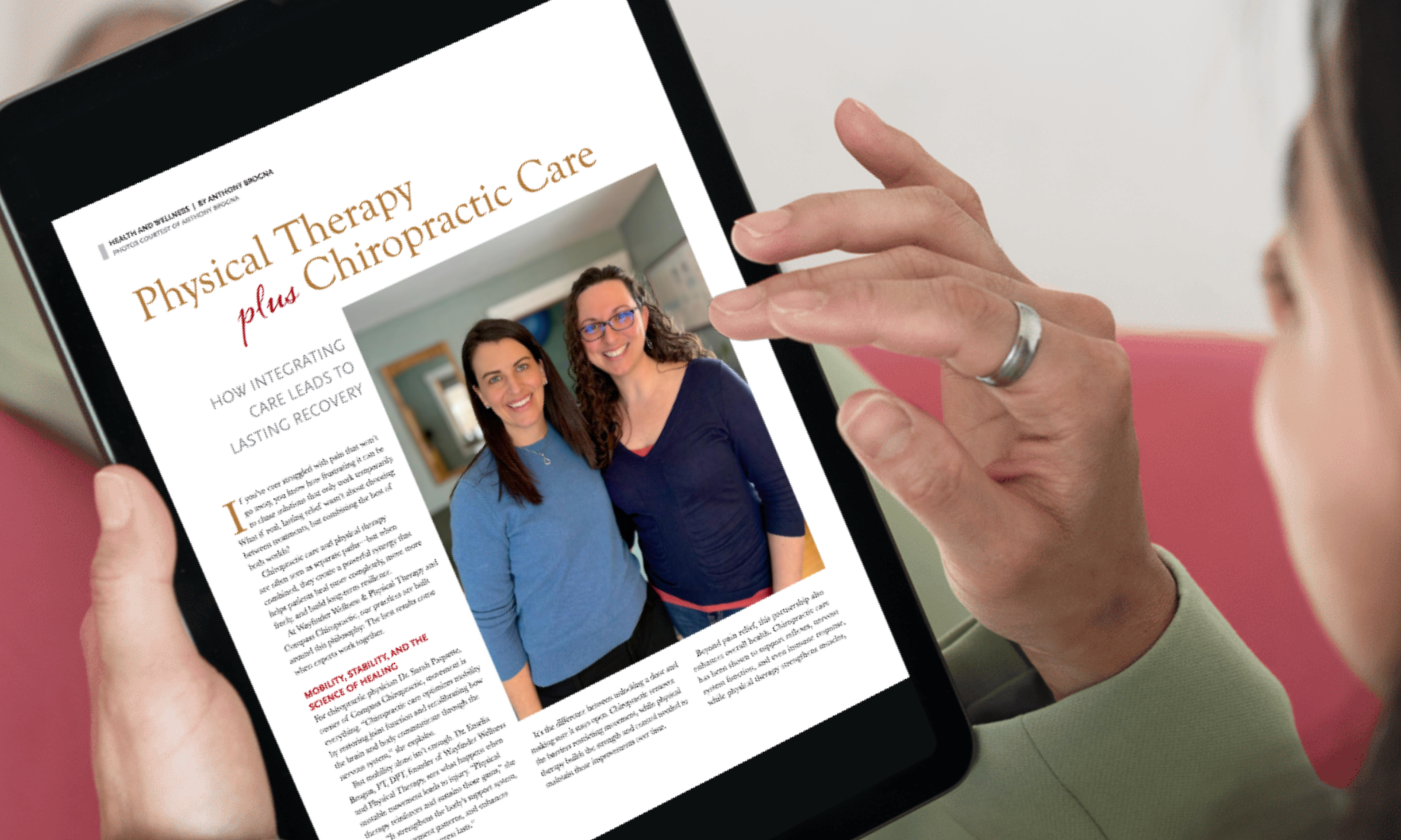 Dr. Emelia Brogna, DPT featured in best of burlington magazine.