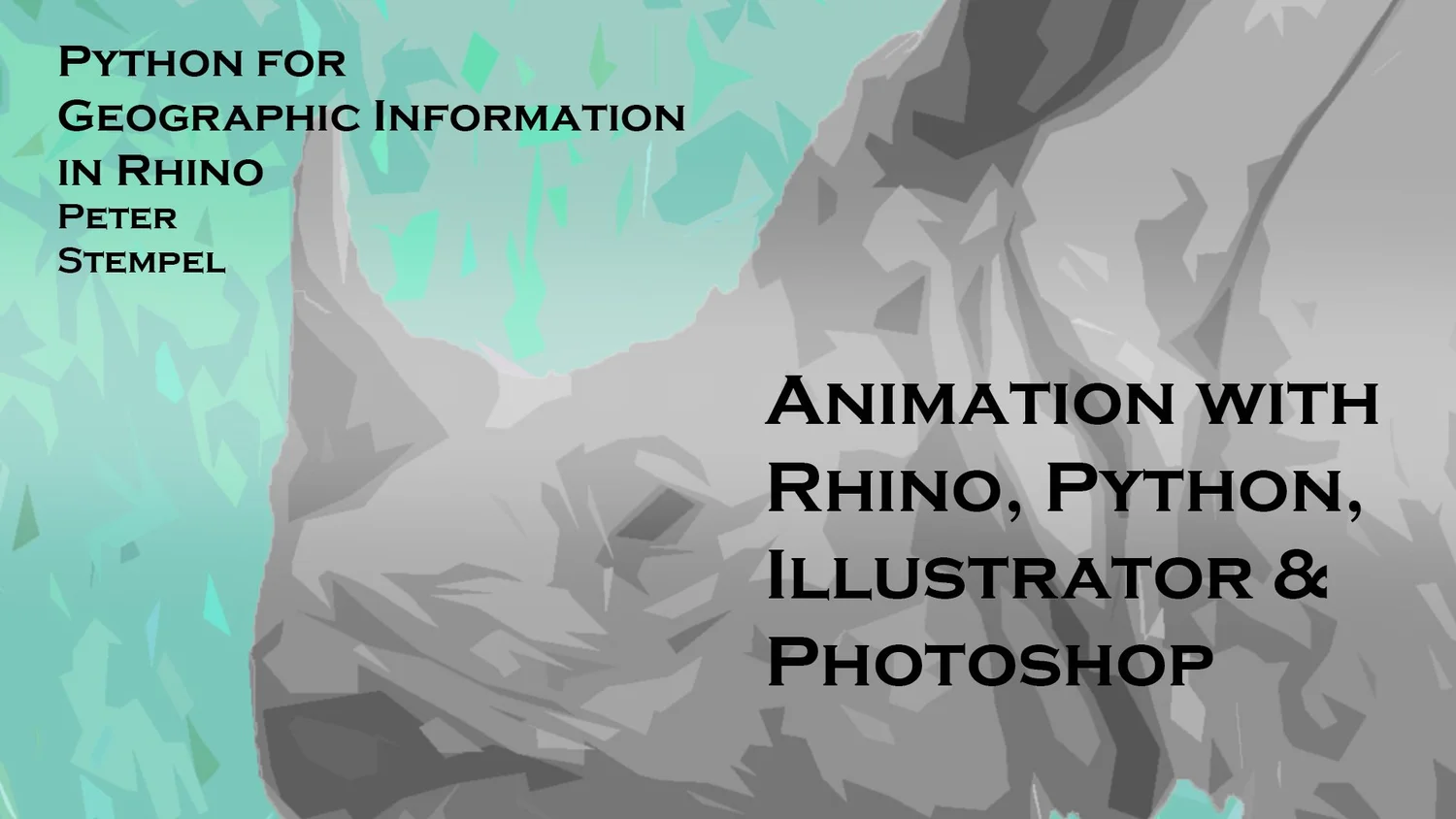 Tutorials — Peter Stempel PhD, Architect