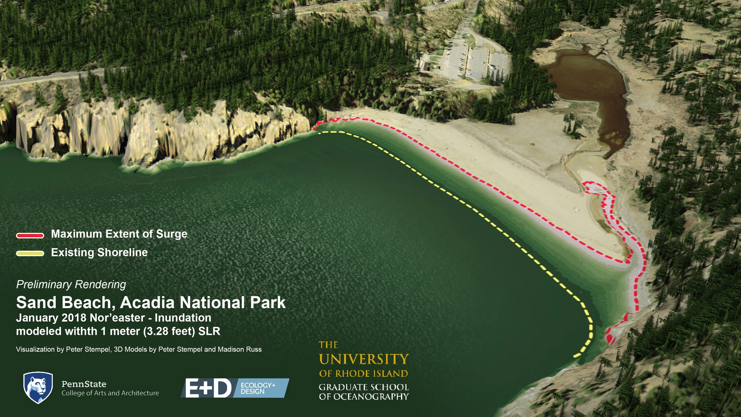 Preliminary Visualization of March 2018 Nor'Easter