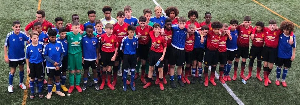 Post Match with the Players from Manchester United at Mic Cup 2019
