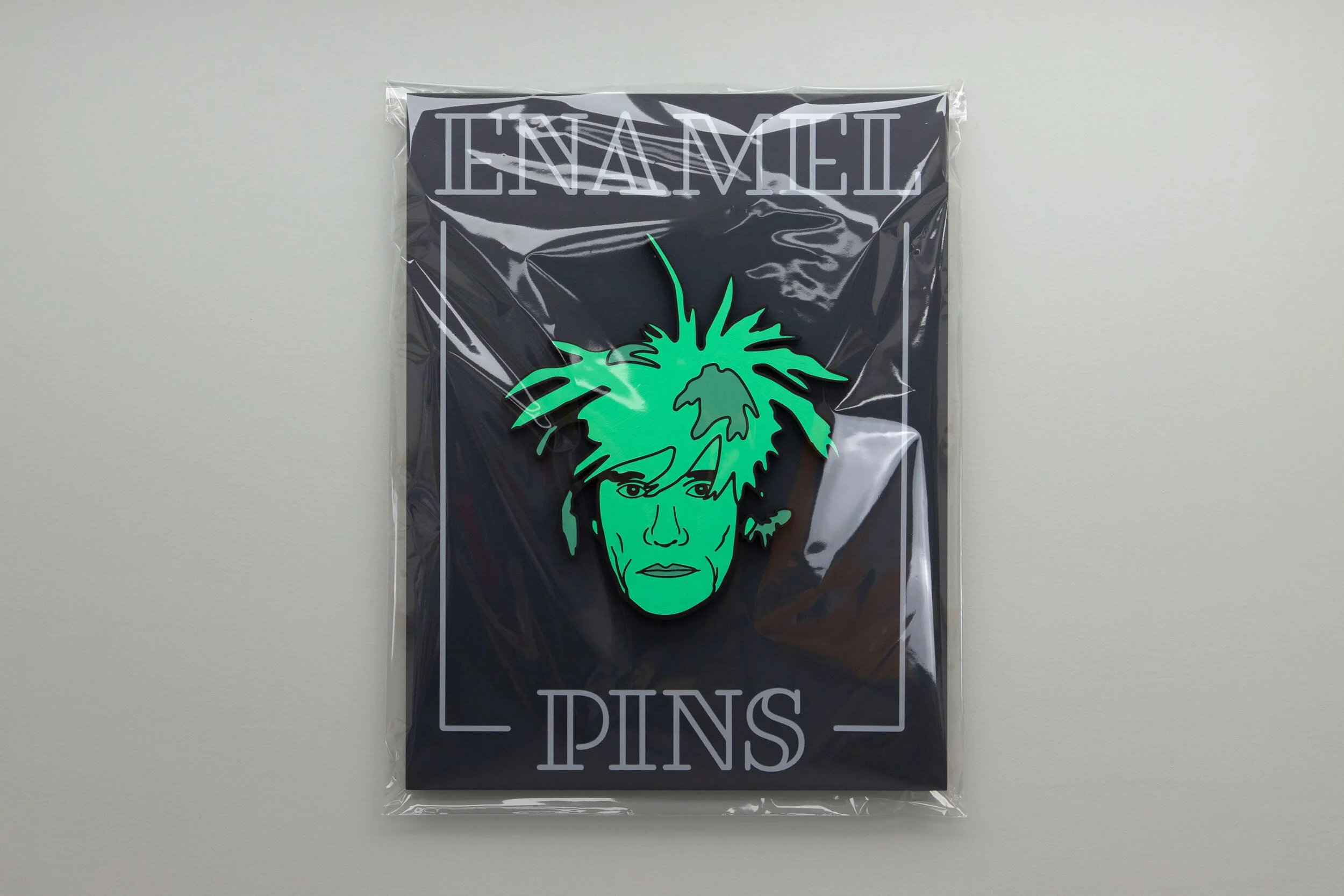 ENAMEL PINS  -  Green Fright Wig  (ed. of 3)