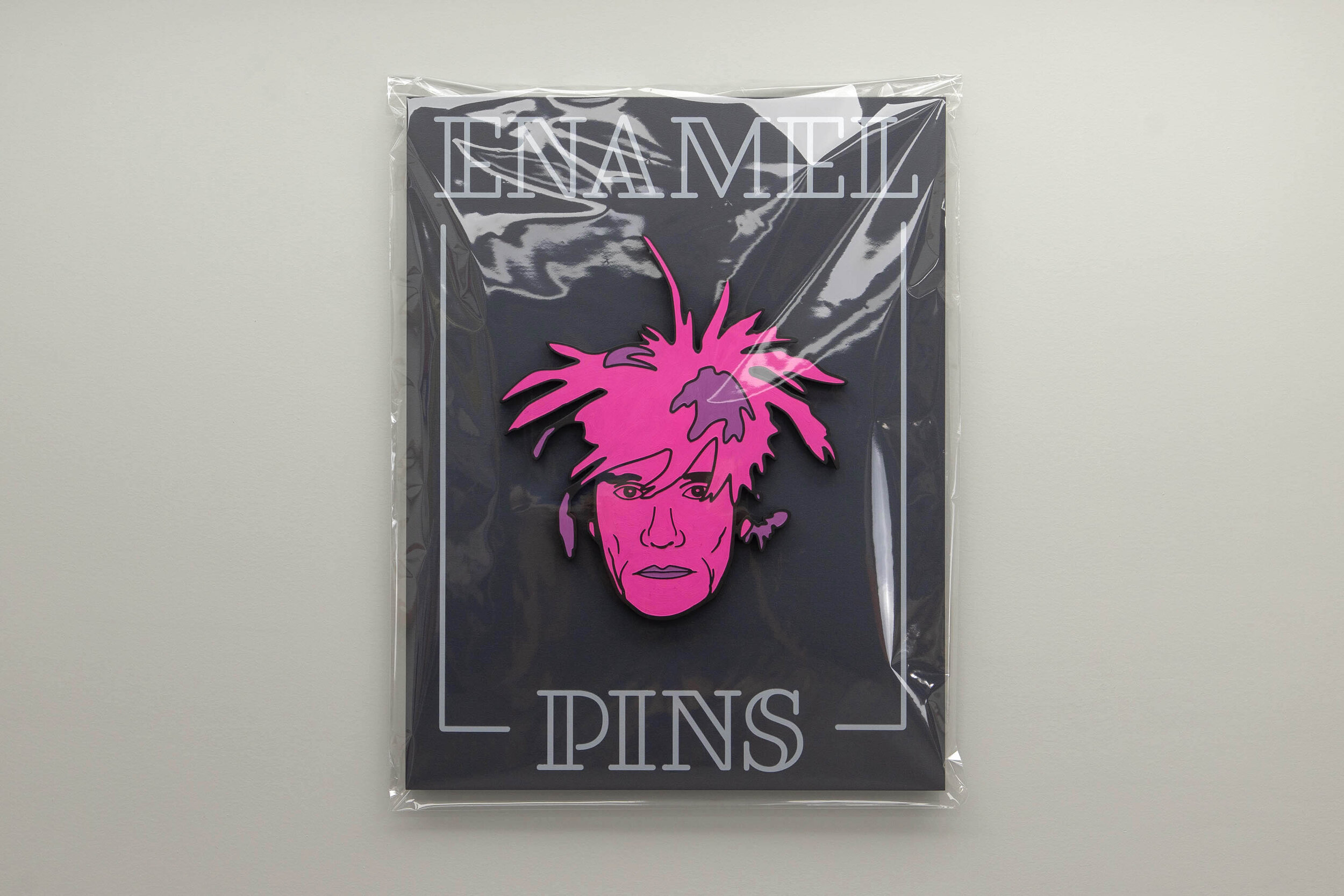 ENAMEL PINS  -  Pink Fright Wig  (ed. of 3)