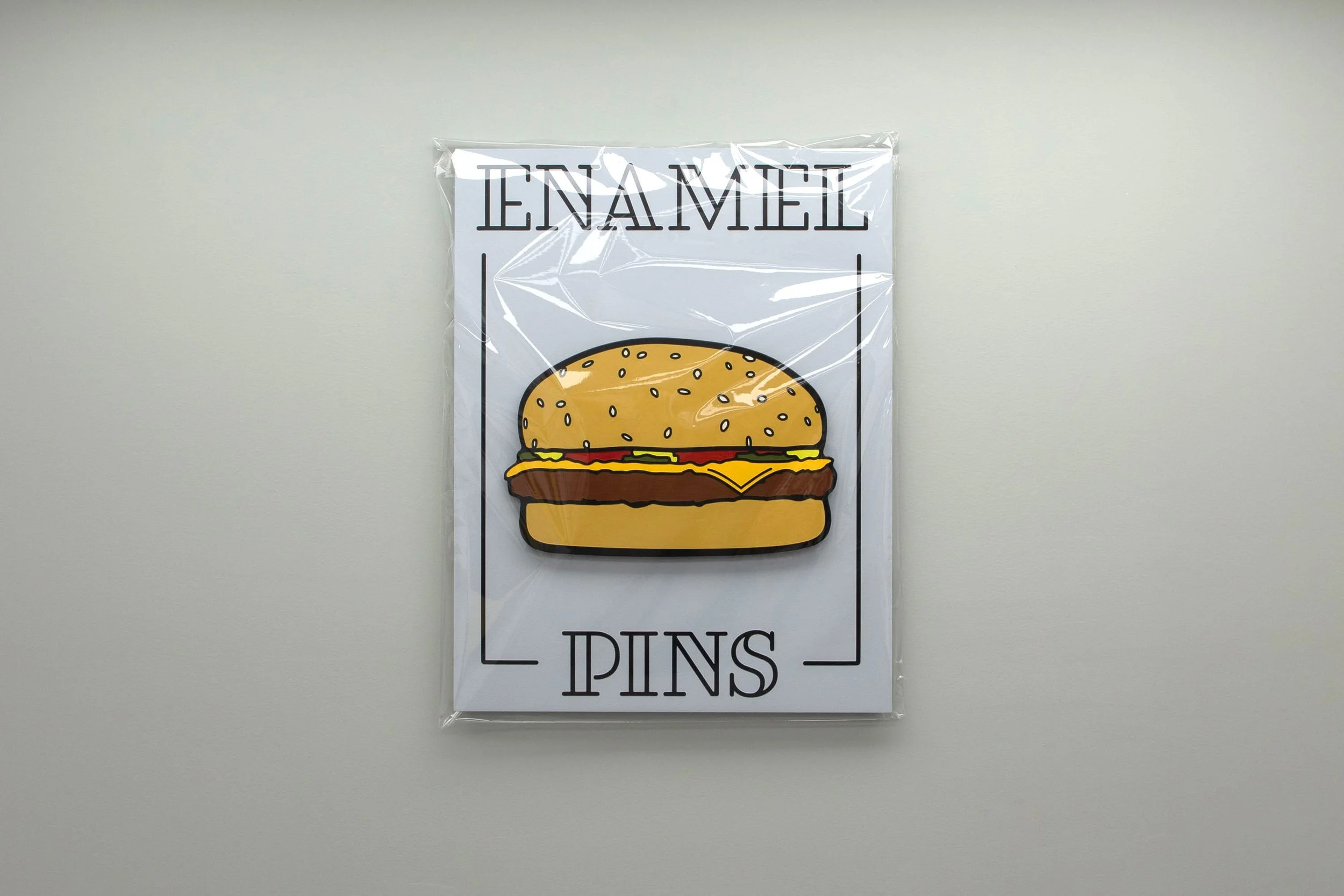 ENAMEL PINS - Cheeseburger  (ed. of 3)