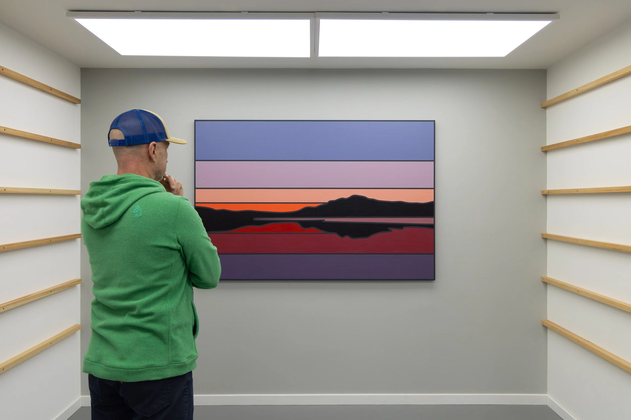 Reservoir Sunset 4  (artist's print)