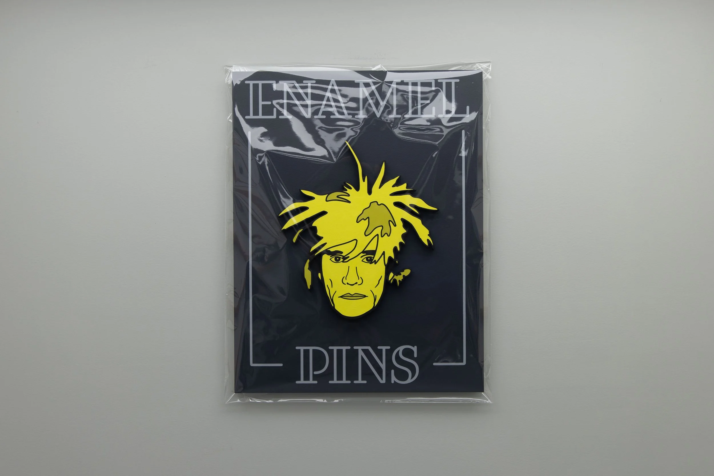 ENAMEL PINS  -  Yellow Fright Wig  (ed. of 3)