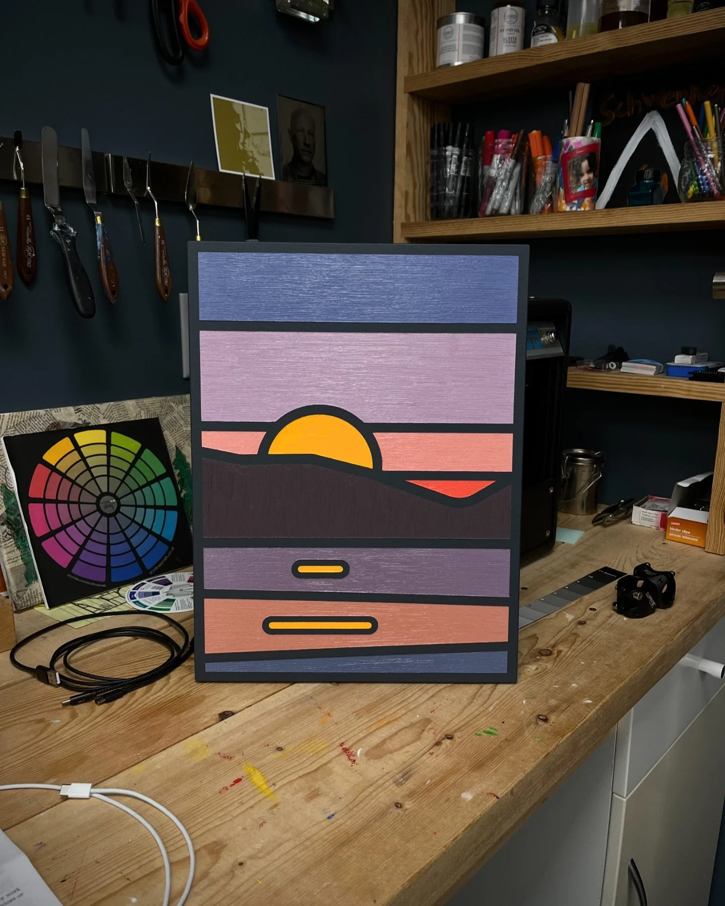 New little Sunset. 

#toddkoelmel #madeinthehudsonvalley #woodstockartist