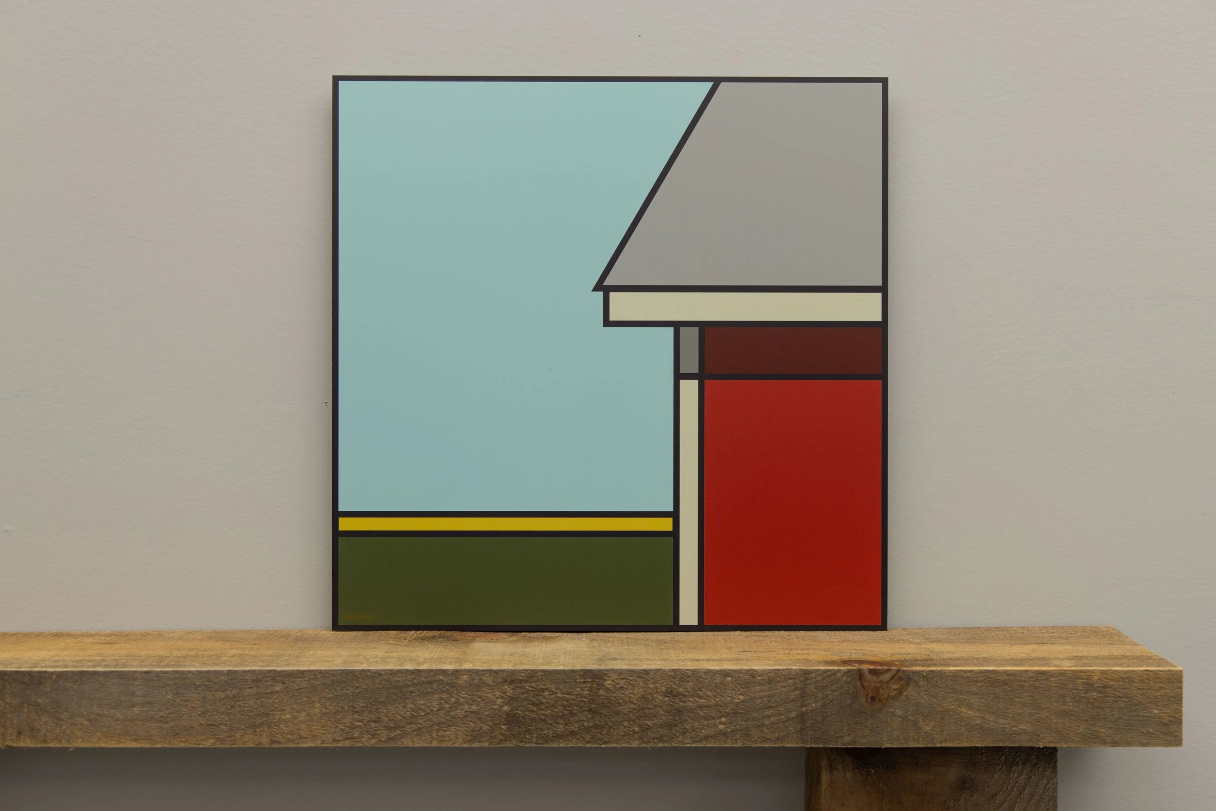 Mondrian's Farm Print