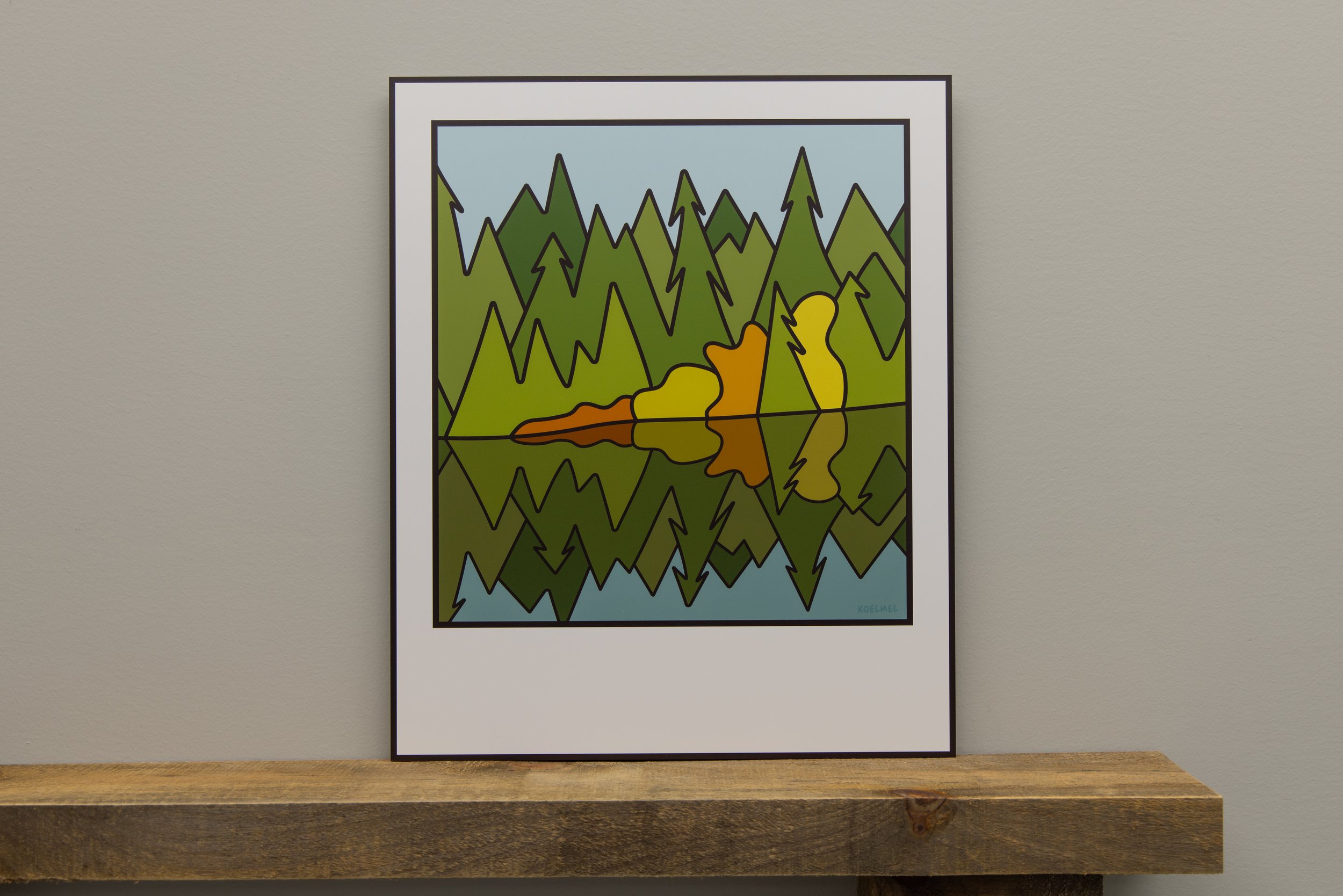 Wauna Lake Polaroid Print